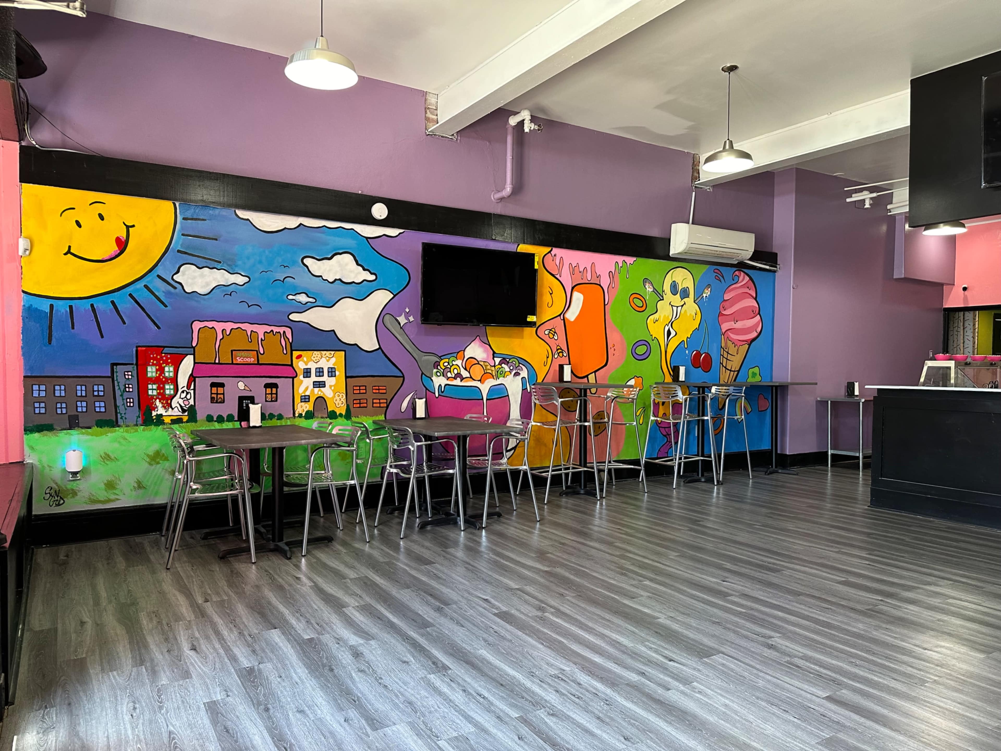 Urban ice cream shop with nostalgic vibes in the heart of downtown Norfolk Image in Park Place, Norfolk, VA