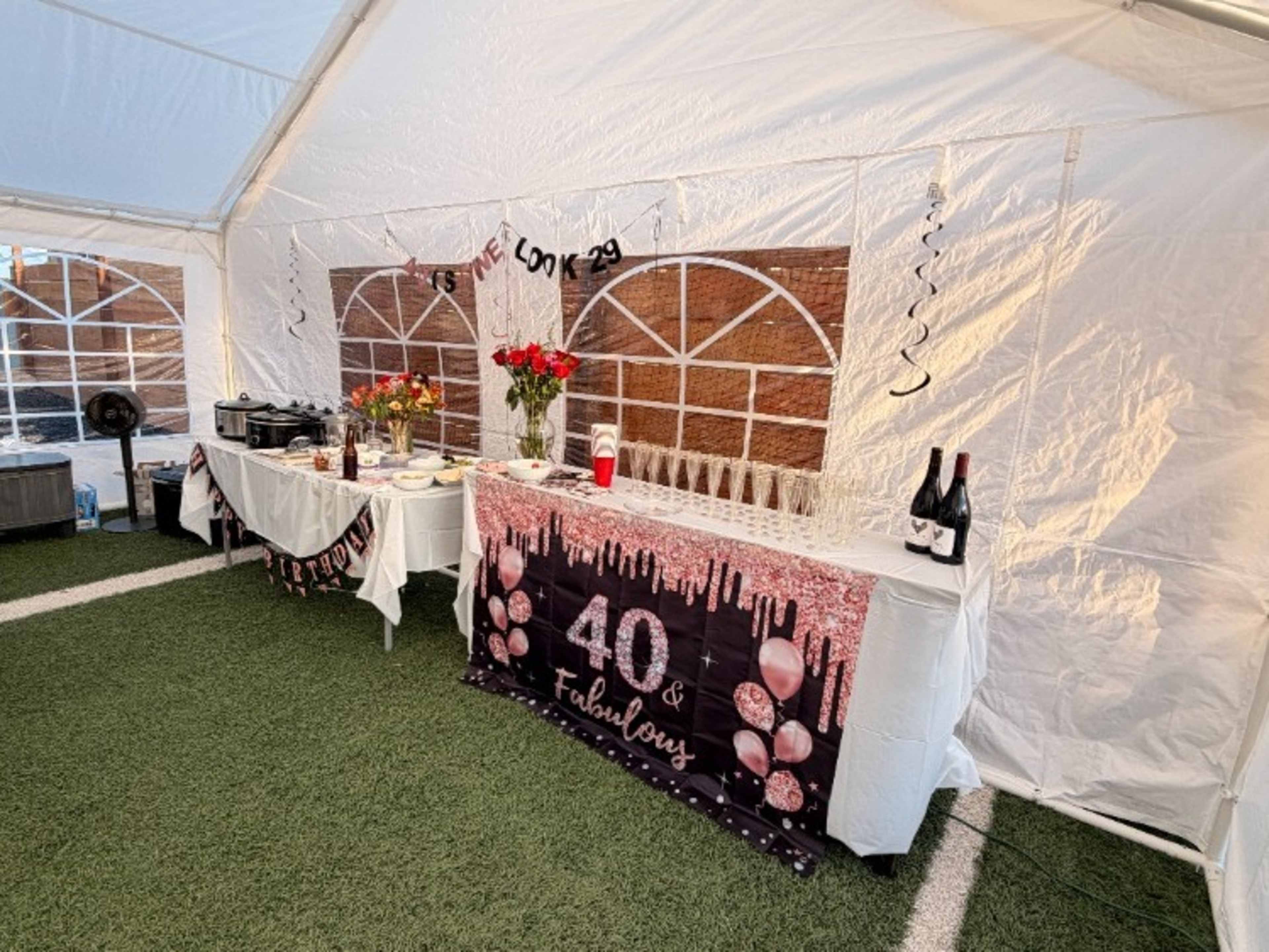 Evening prior Event set up
