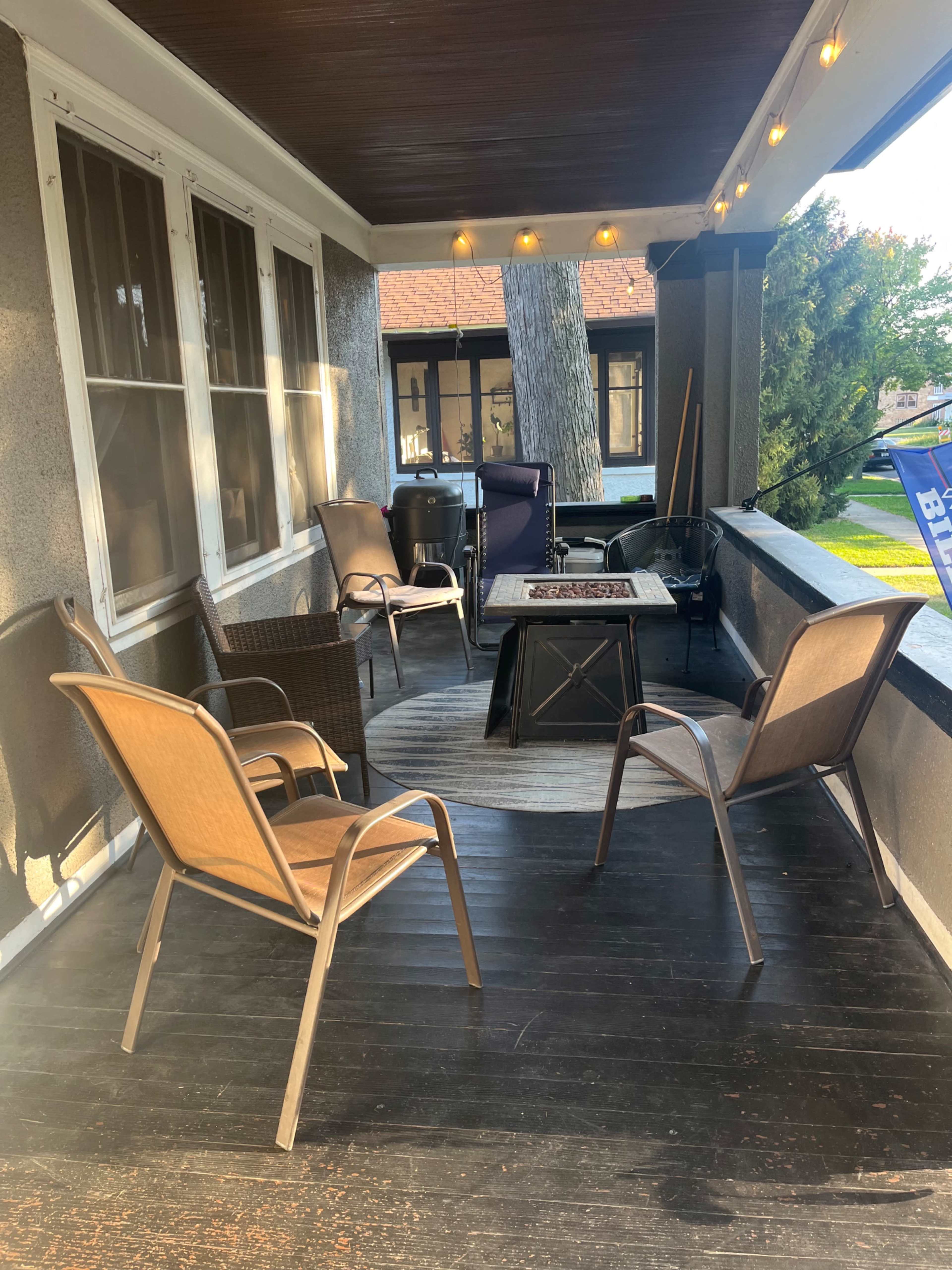 Where you want to be! Close to the city,  100+ year old home with large front porch,  living room, dining room.  Special very versatile bar area with color changing dimmable lighting. Image in Berwyn Township, Berwyn, IL