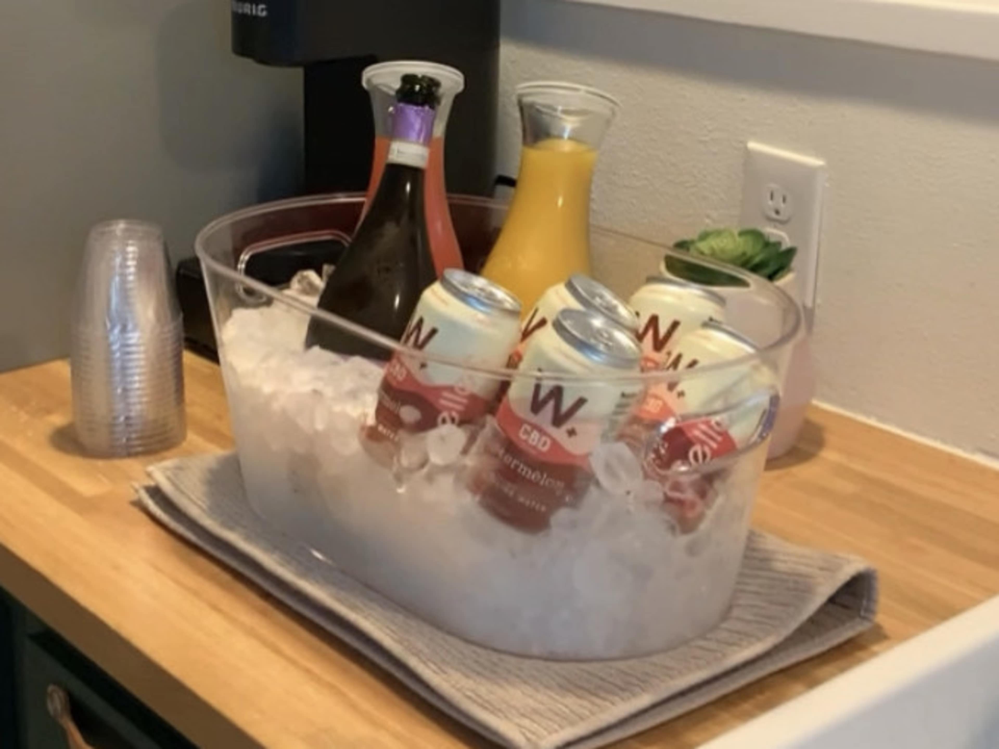 Beverage Bucket with 2 Carafes