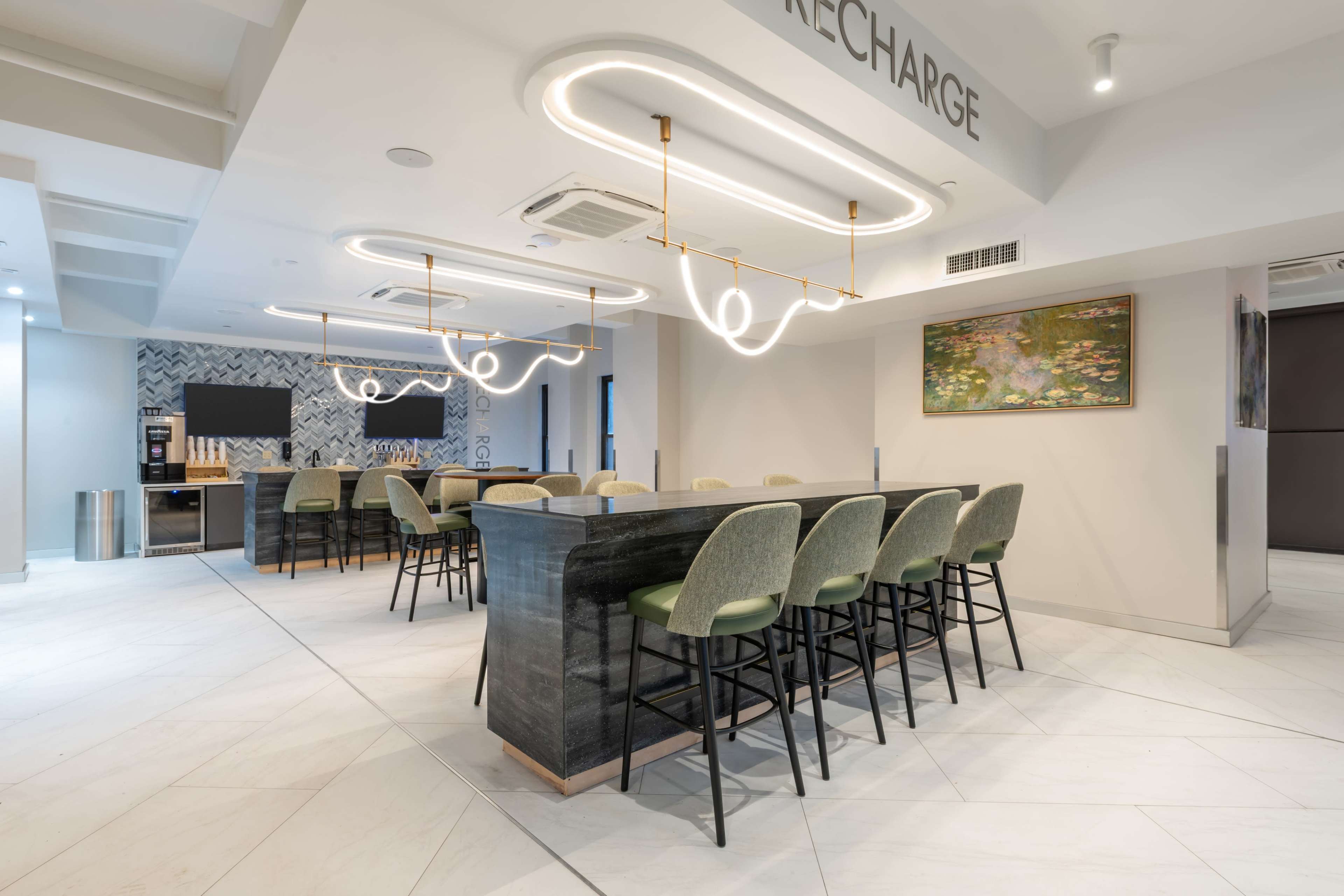 Warhol Space - Huge Meeting Room Space Column Free-Great Team Room Space -All AV comes with the Venue + Kitchen & Phone Booths and Lounge Area - GRAND OPENING PROMO Image in Midtown Manhattan, New York, NY