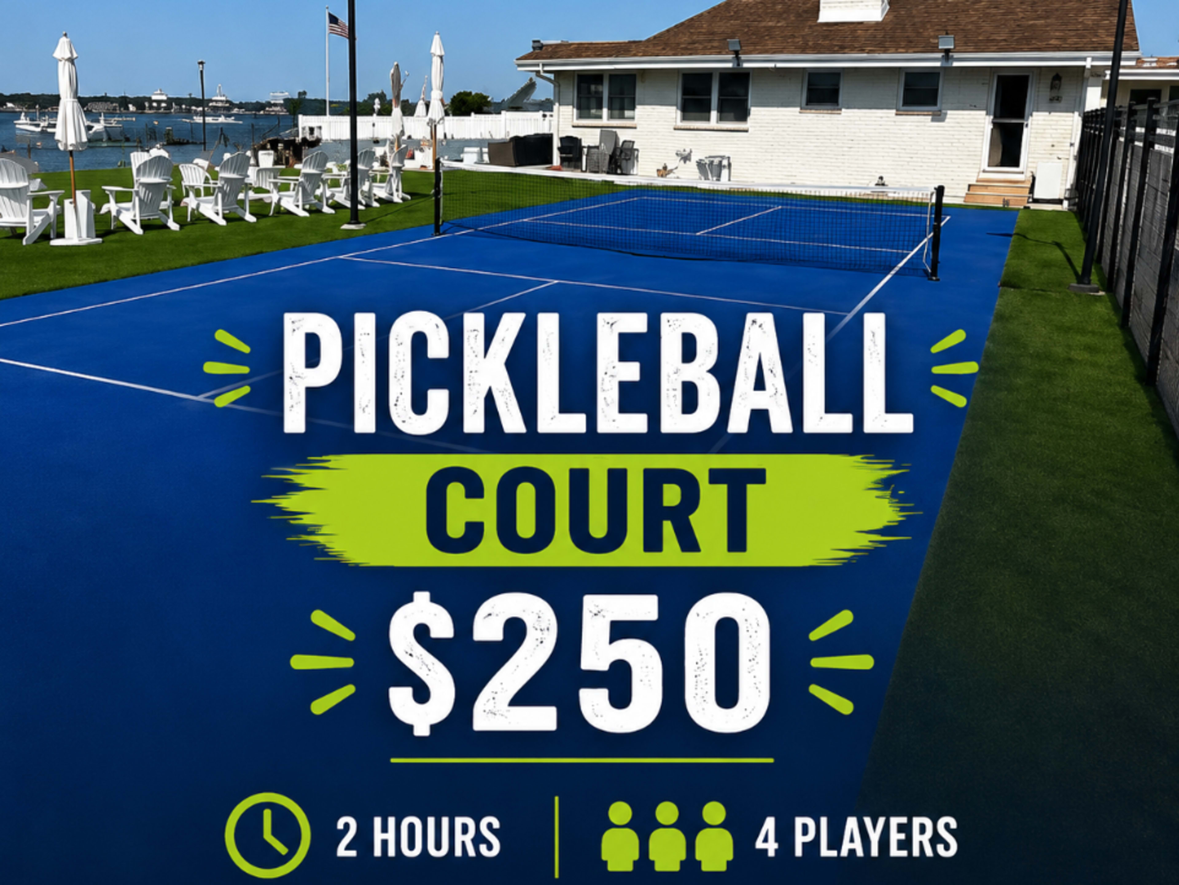 Private Pickleball Court Rental (2 Hours Up to 4)