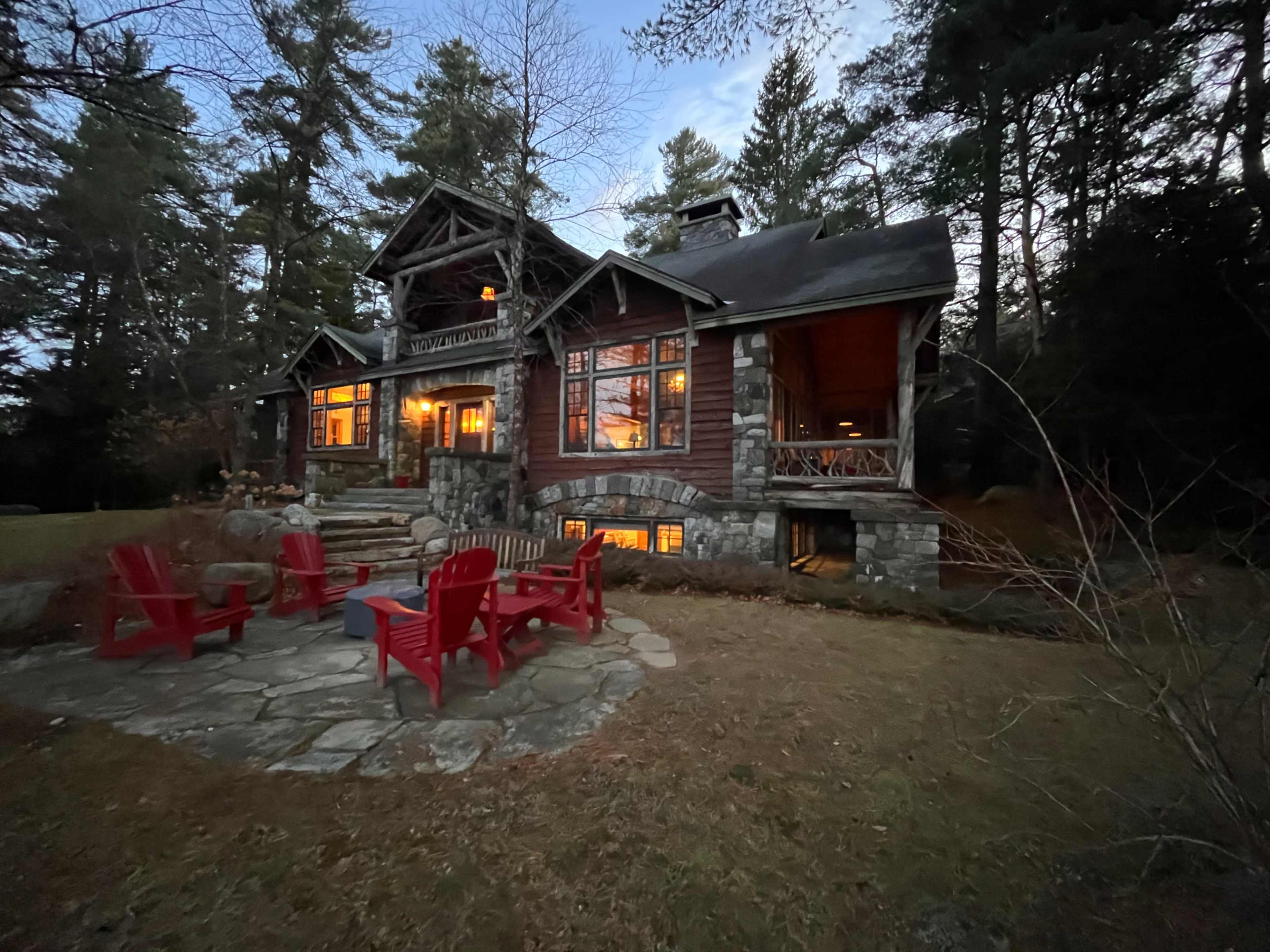 Adirondack Chalet with Gorgeous Mirror Lake Views Image in North Elba, Lake Placid, NY