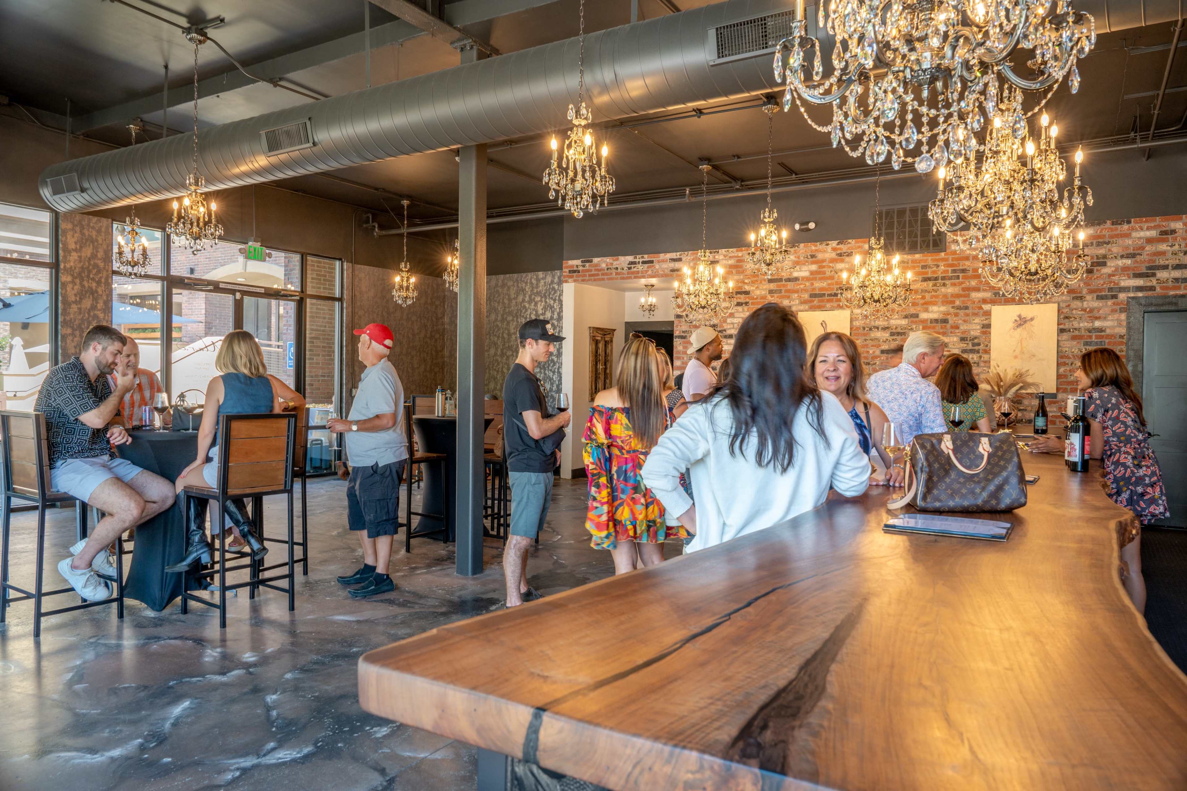 Downtown Posh Wine Tasting Room Image in Morgan Hill, MORGAN HILL, CA