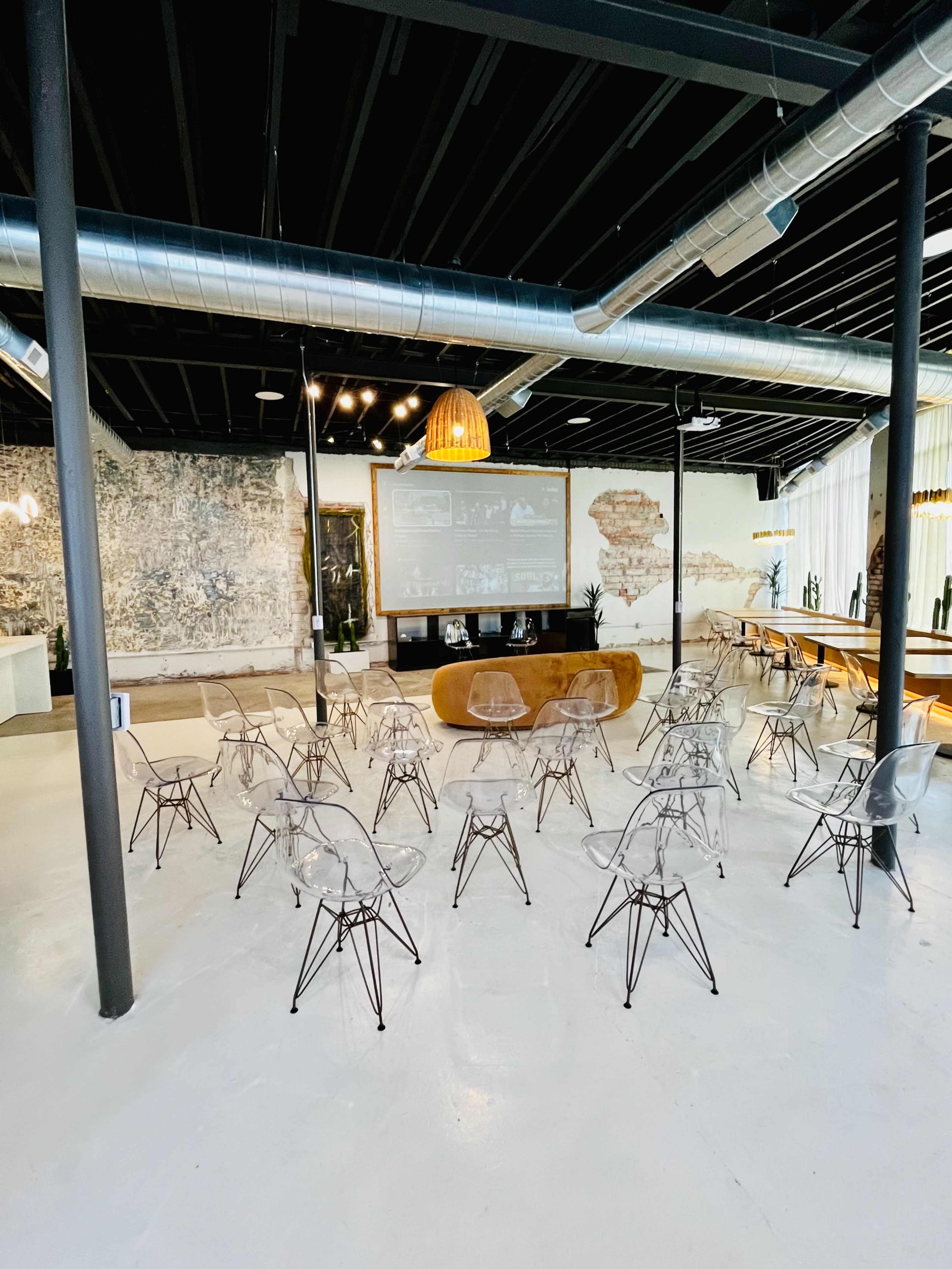 Blank Slate Beauty: White Floors, Rustic Walls, Infinite Creativity Image in Henry Ford, Detroit, MI