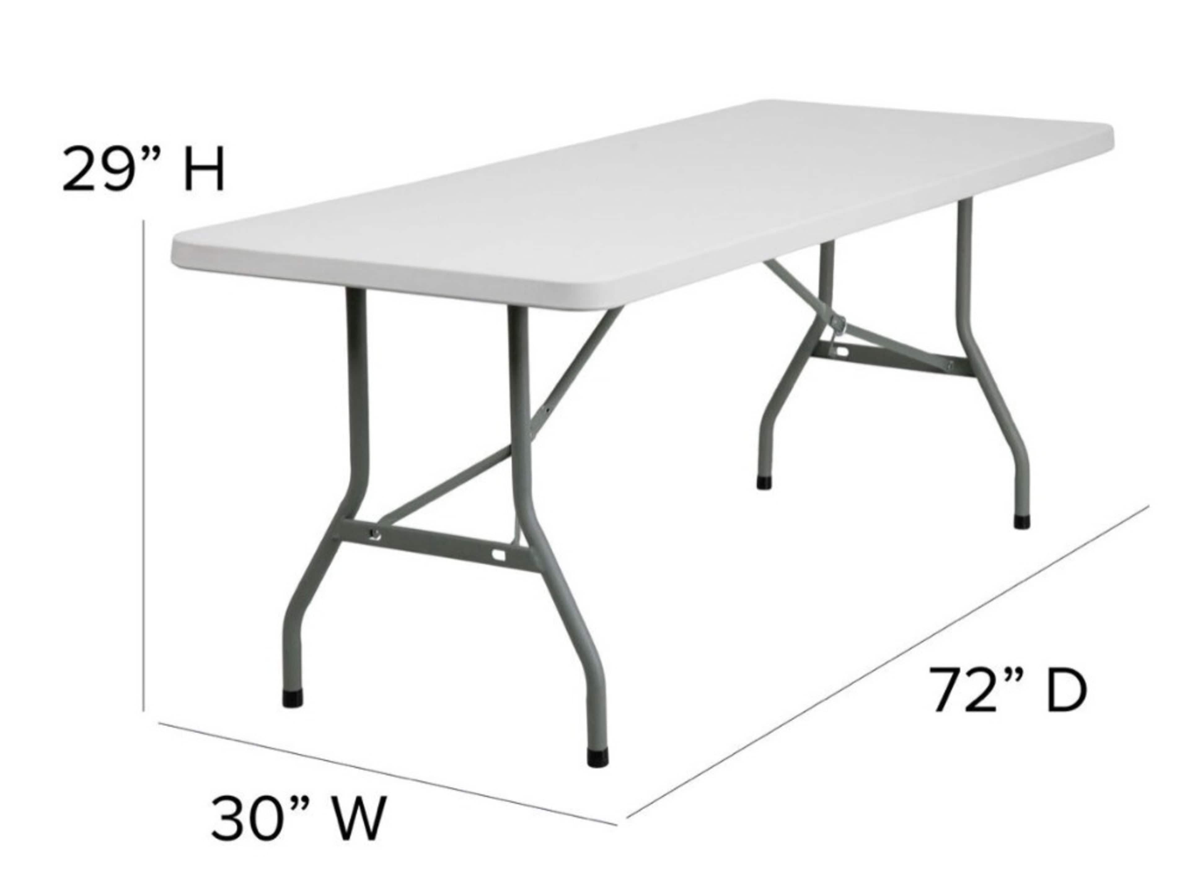 6' Rectangular Tables