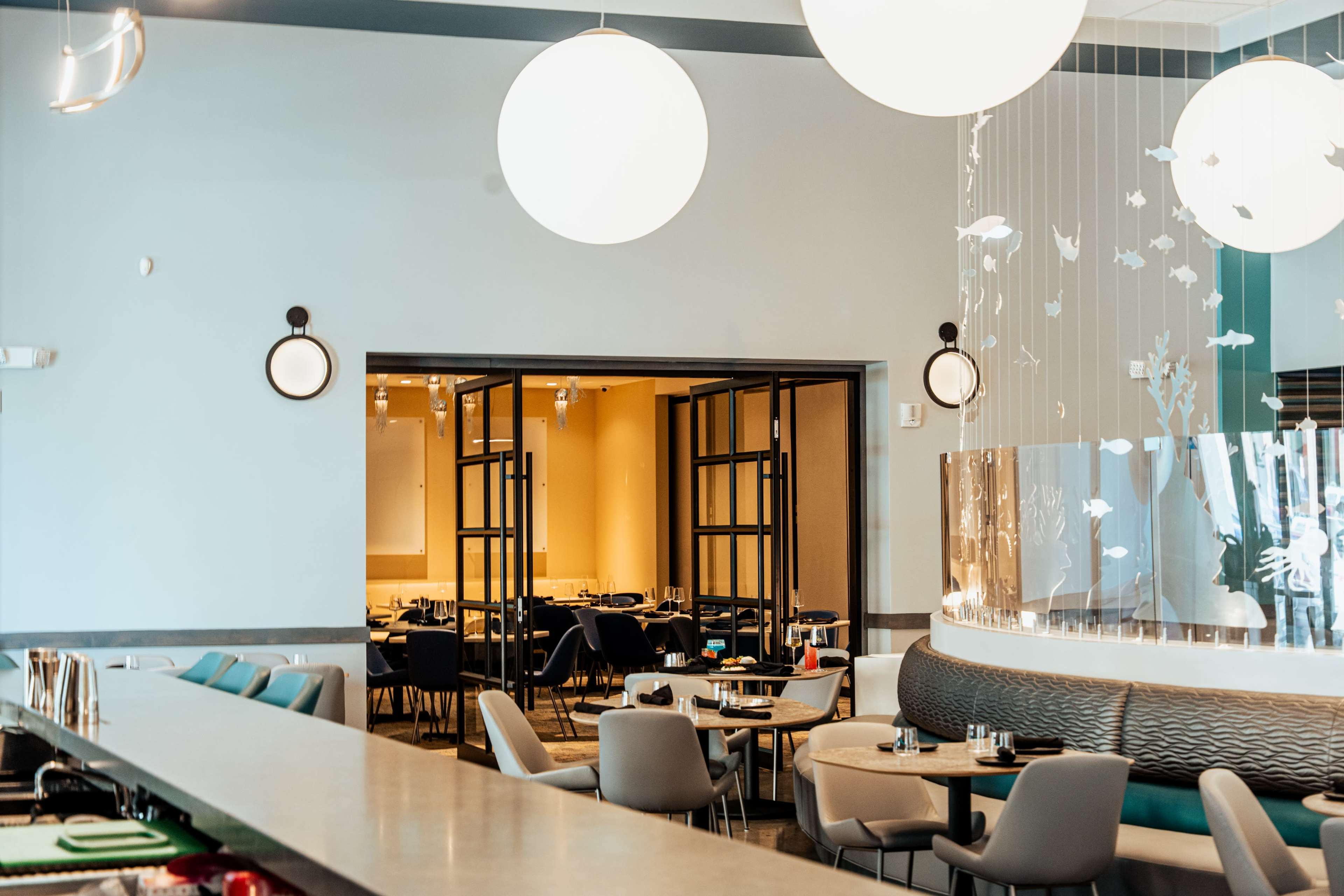 Downtown Modern Restaurant Event Space Image in Centennial, Redwood City, CA