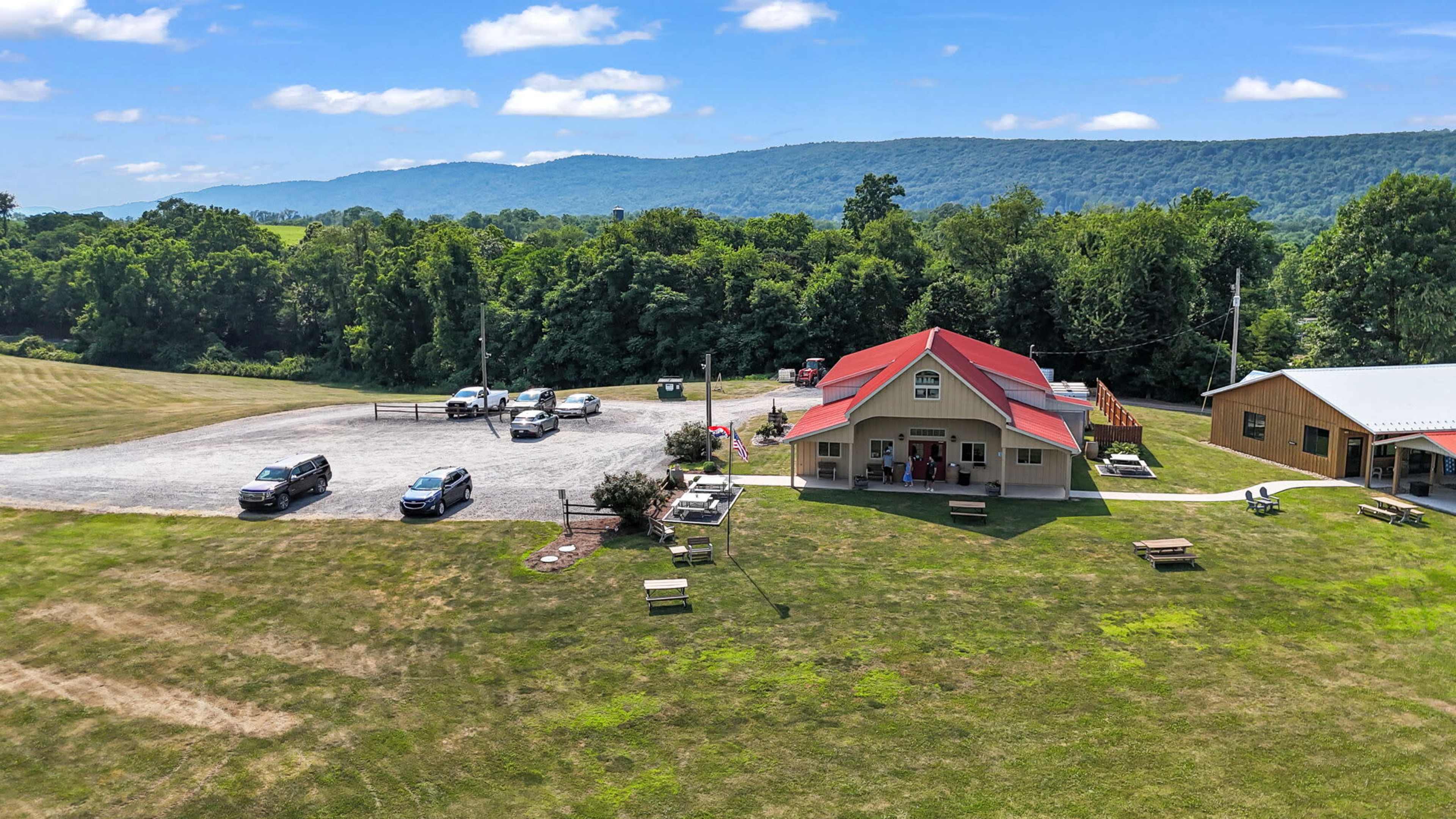 Scenic Hilltop Vineyard and Winery Overlooking the River – A Dream for Creators & Photographers Image in Buffalo Township, Liverpool, PA