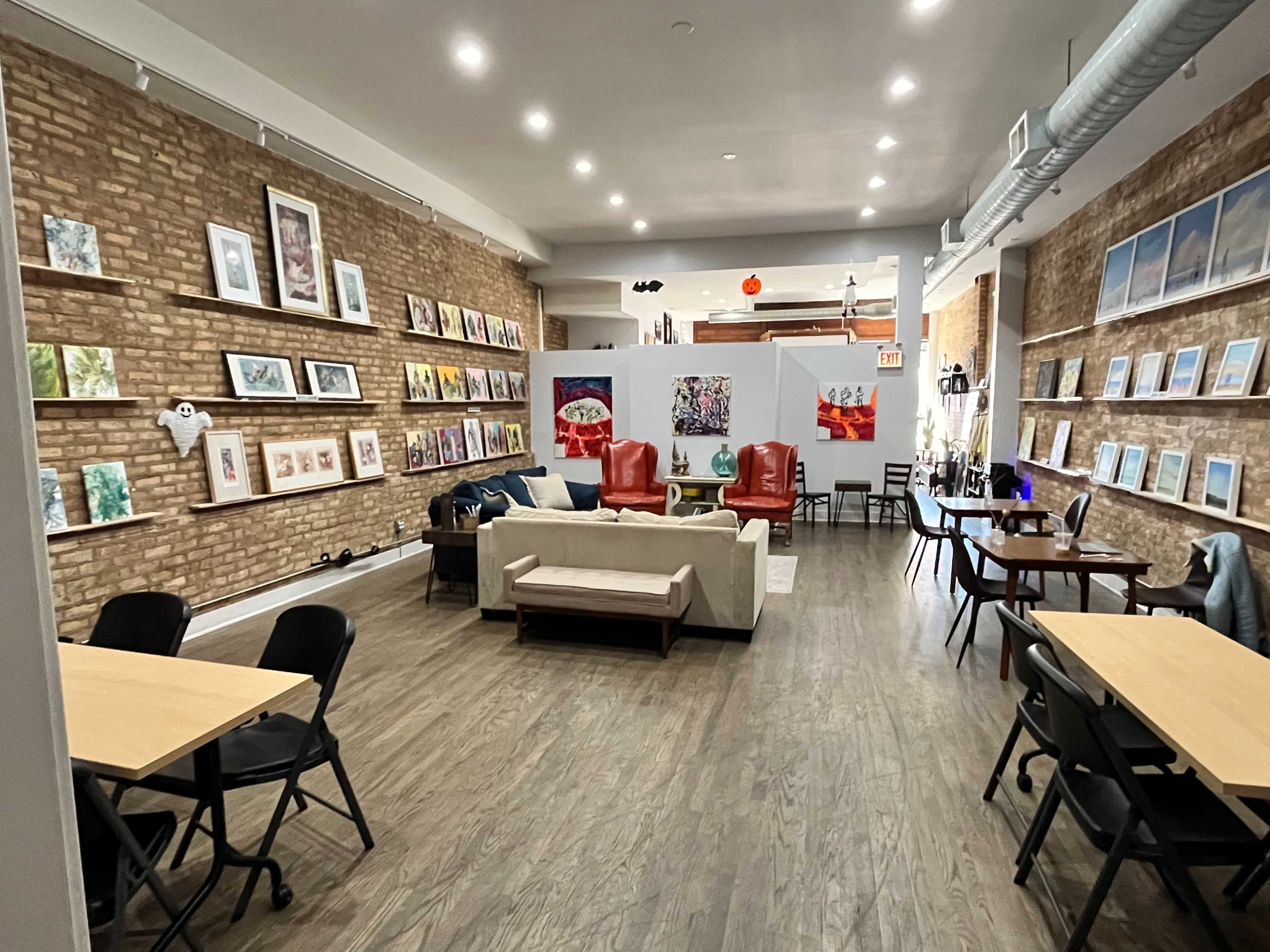 Tri-Taylor/West Side Art-inspired Coffee Shop Image in Near West Side, Chicago, IL