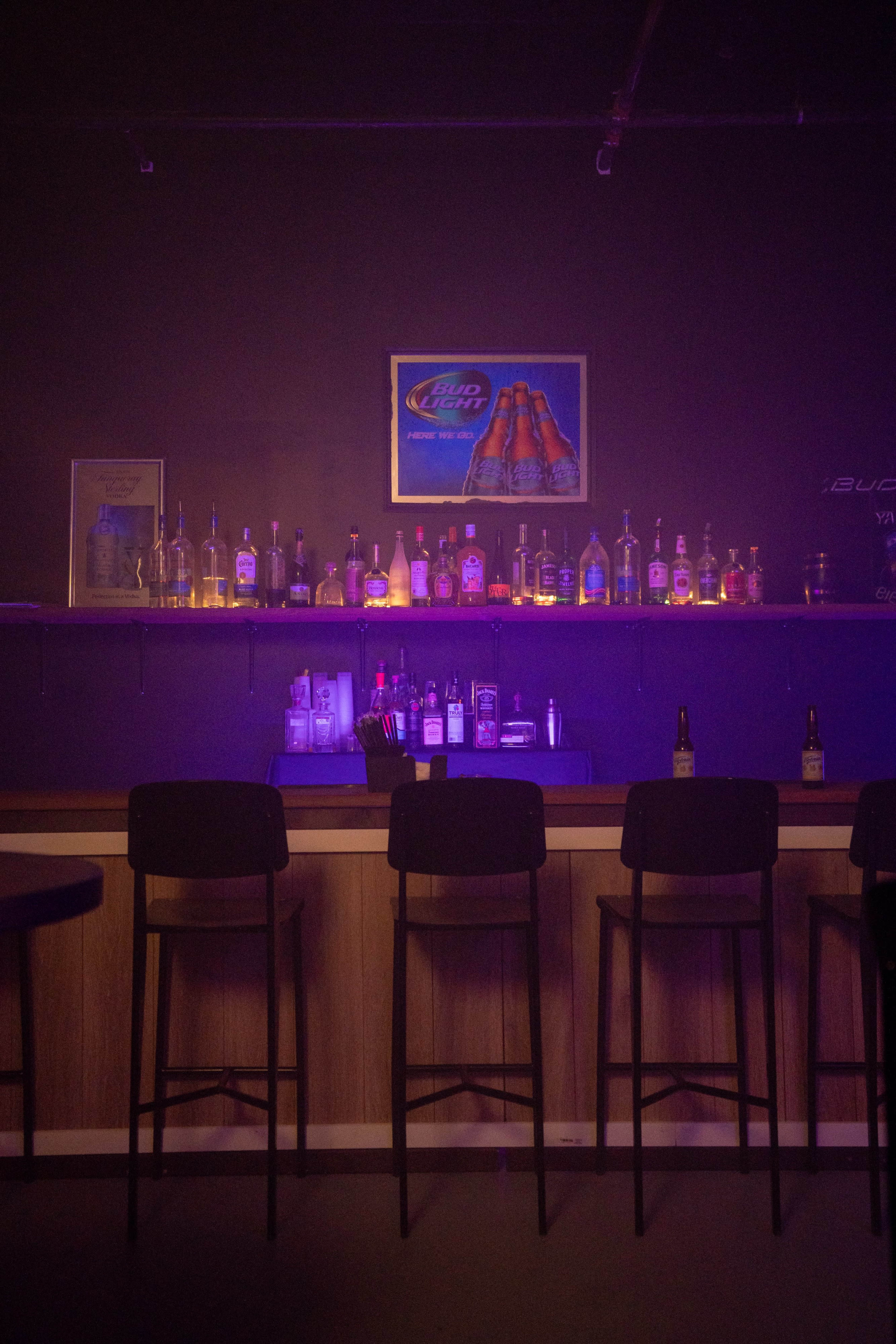 Cinematic Bar Set — Moody, Realistic, Film-Ready Bar Interior Image in Glendale, Glendale, AZ