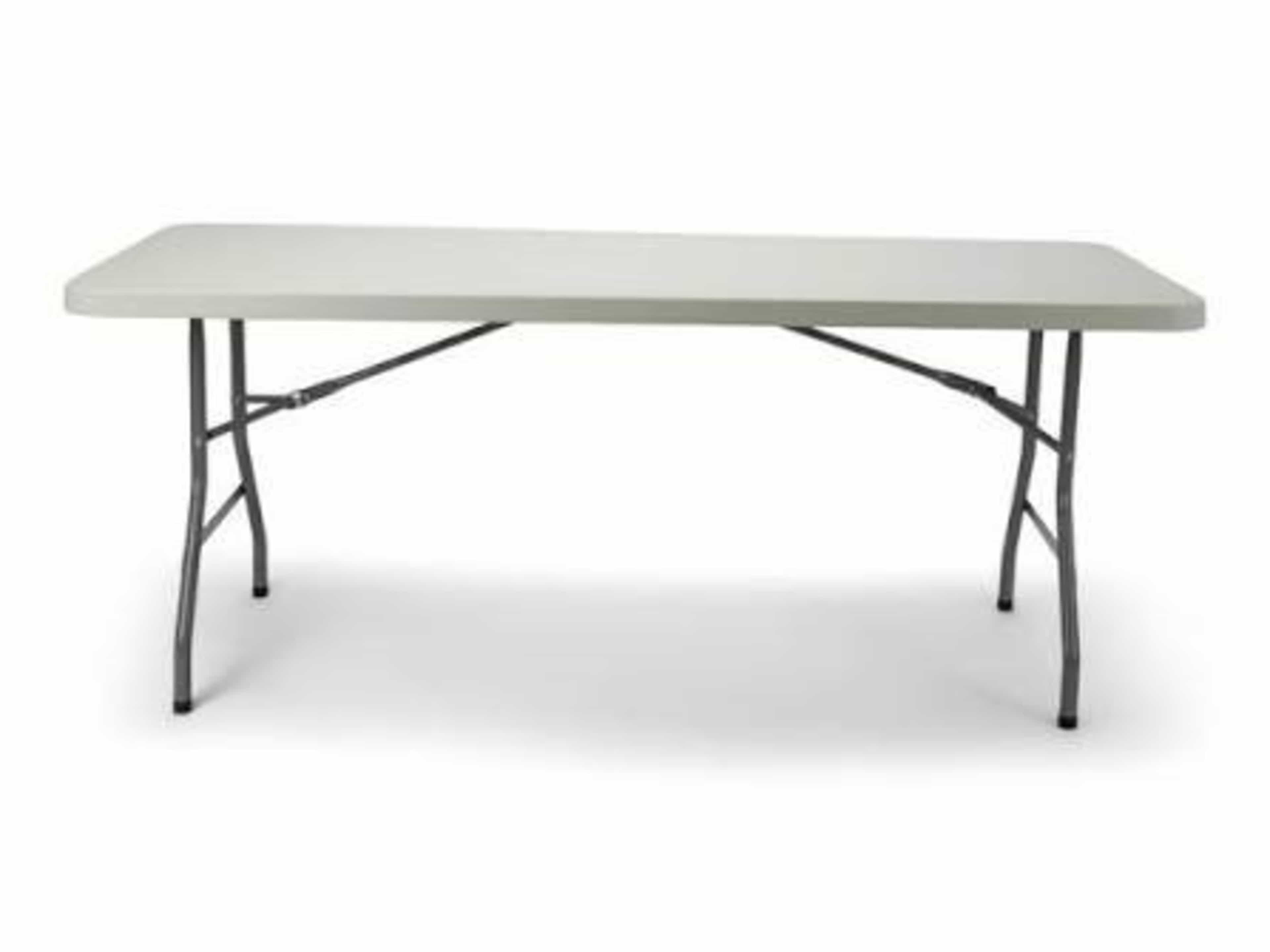 6' folding table