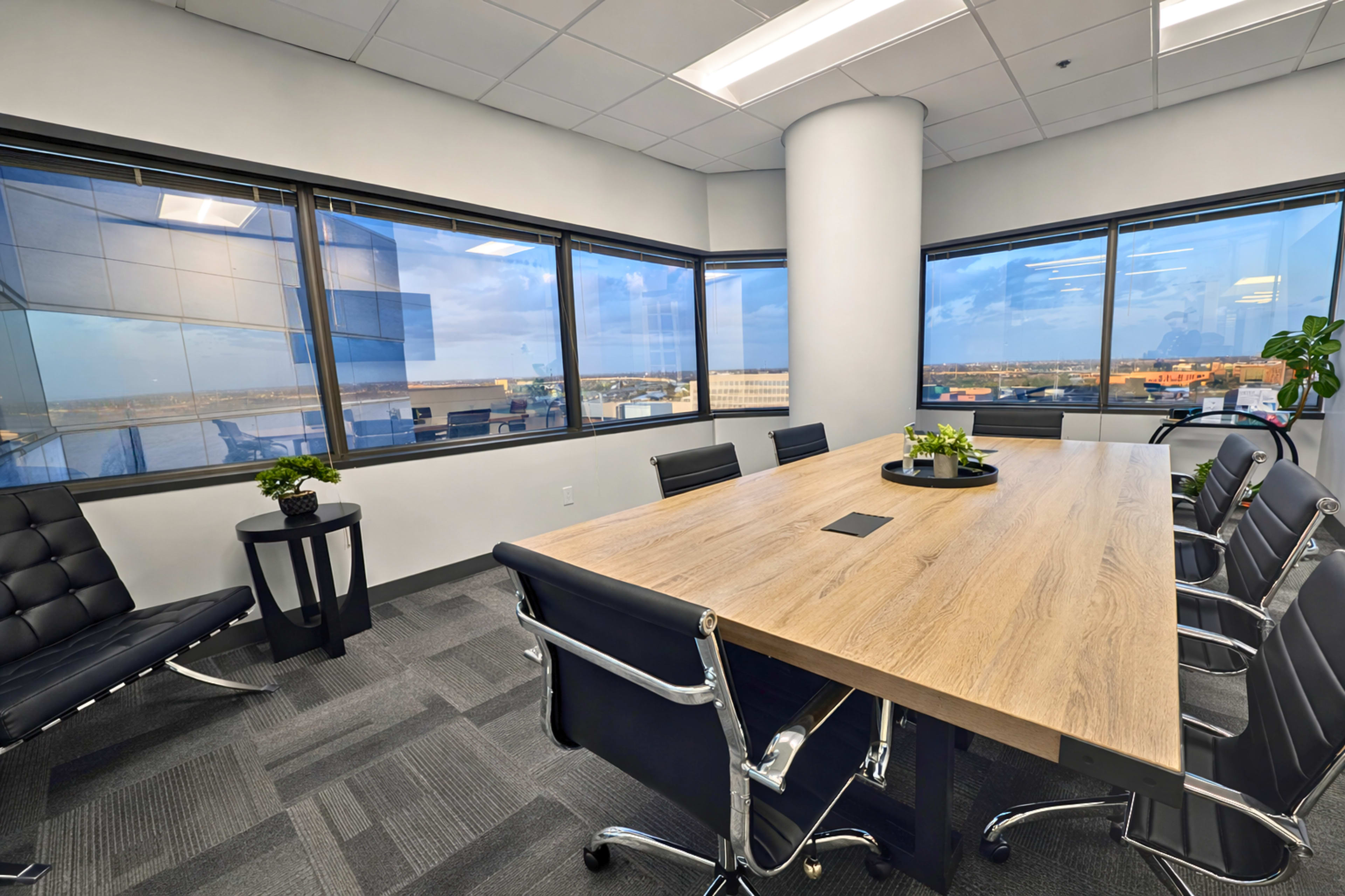 Private Meeting Space with Stunning Downtown Views – Seats 8 in Lyric Tower Image in Downtown, Houston, TX