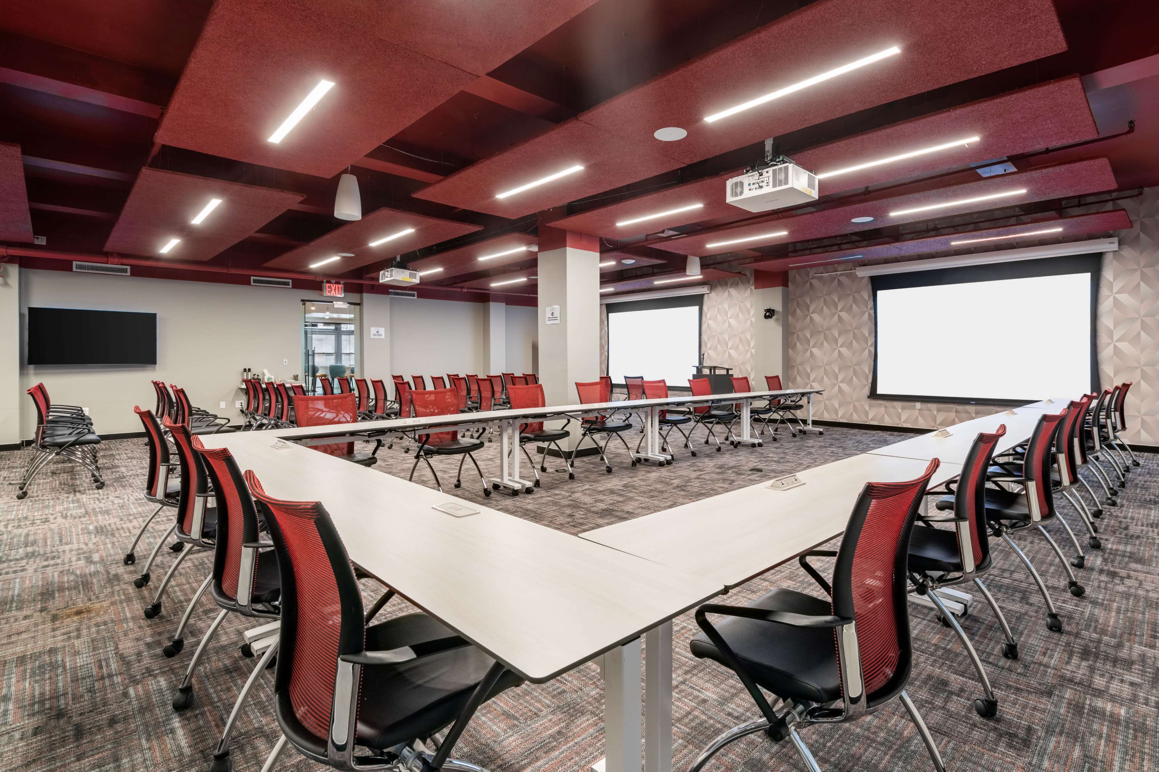 Chelsea Largest Conference Center Facility-Our ALI Room features a large space for up to 175 People with Lounges, Kitchen and Phone booth Image in Midtown Manhattan, new york, NY