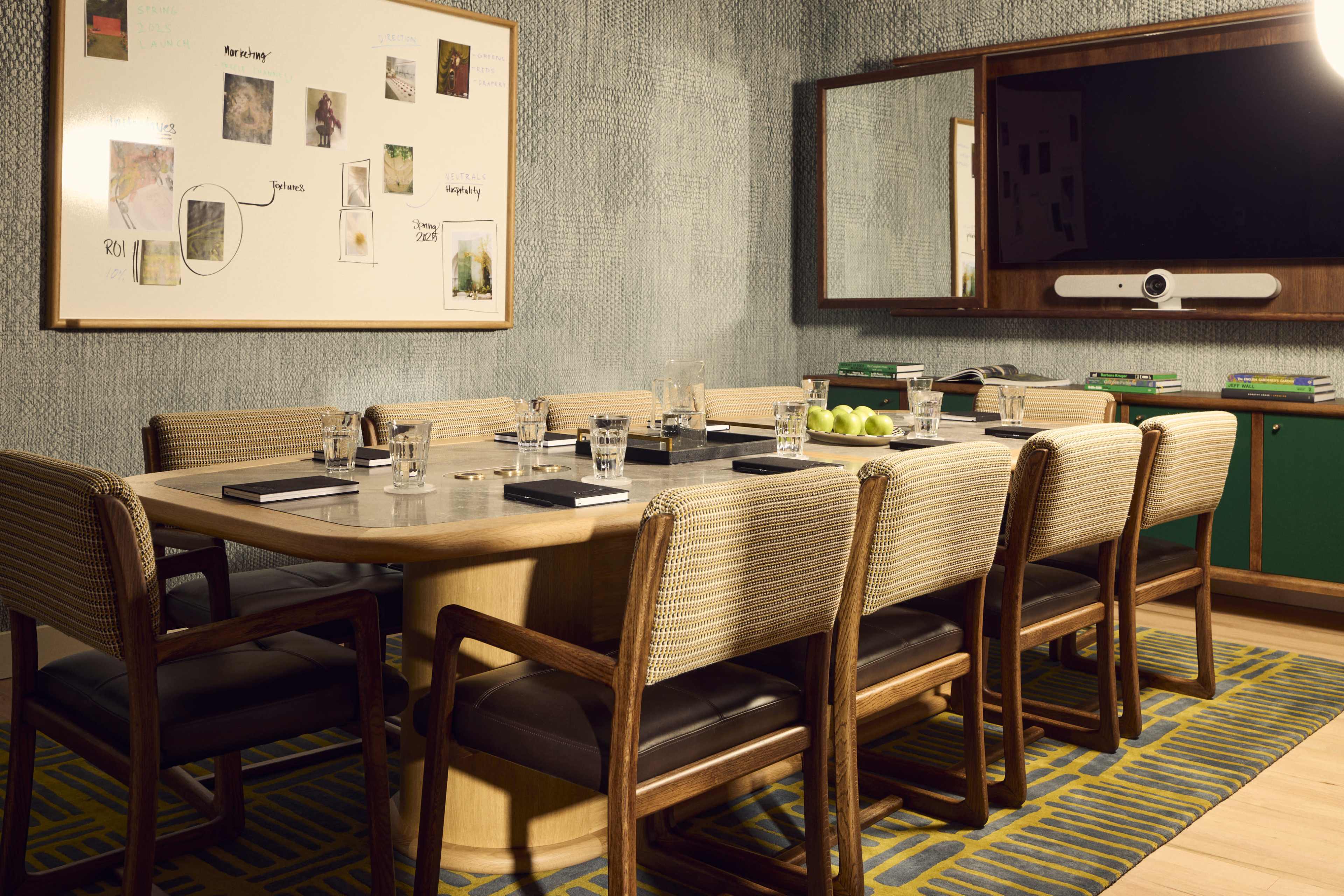 Impeccably Designed 10-Person Conference Room Image in Midtown Manhattan, New York, NY