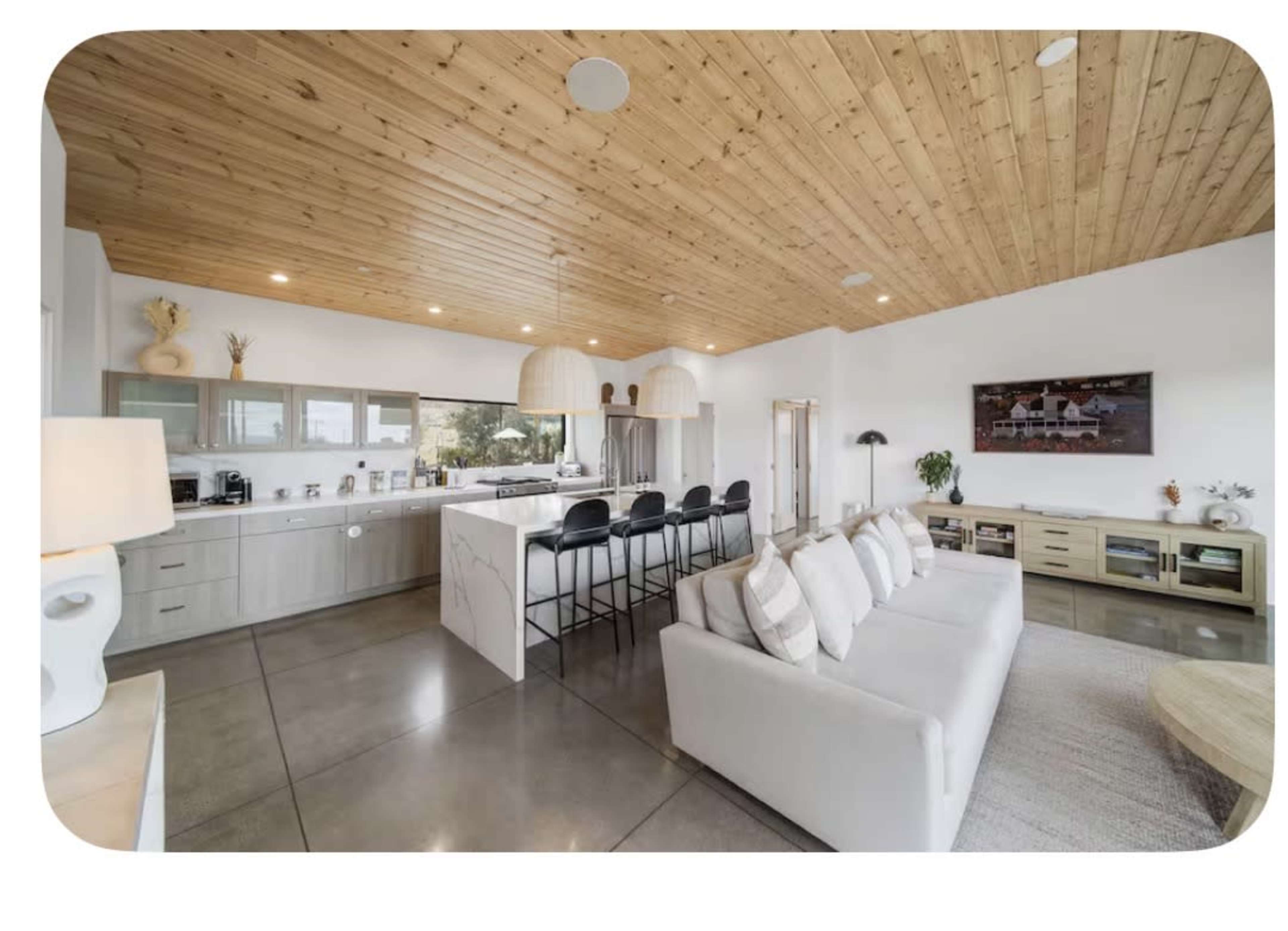 Modern Desert Retreat With Cold Plunge, Sauna, Hot Tub, and Cowboy Tank Pool Image in Yucca Valley, Yucca Valley, CA