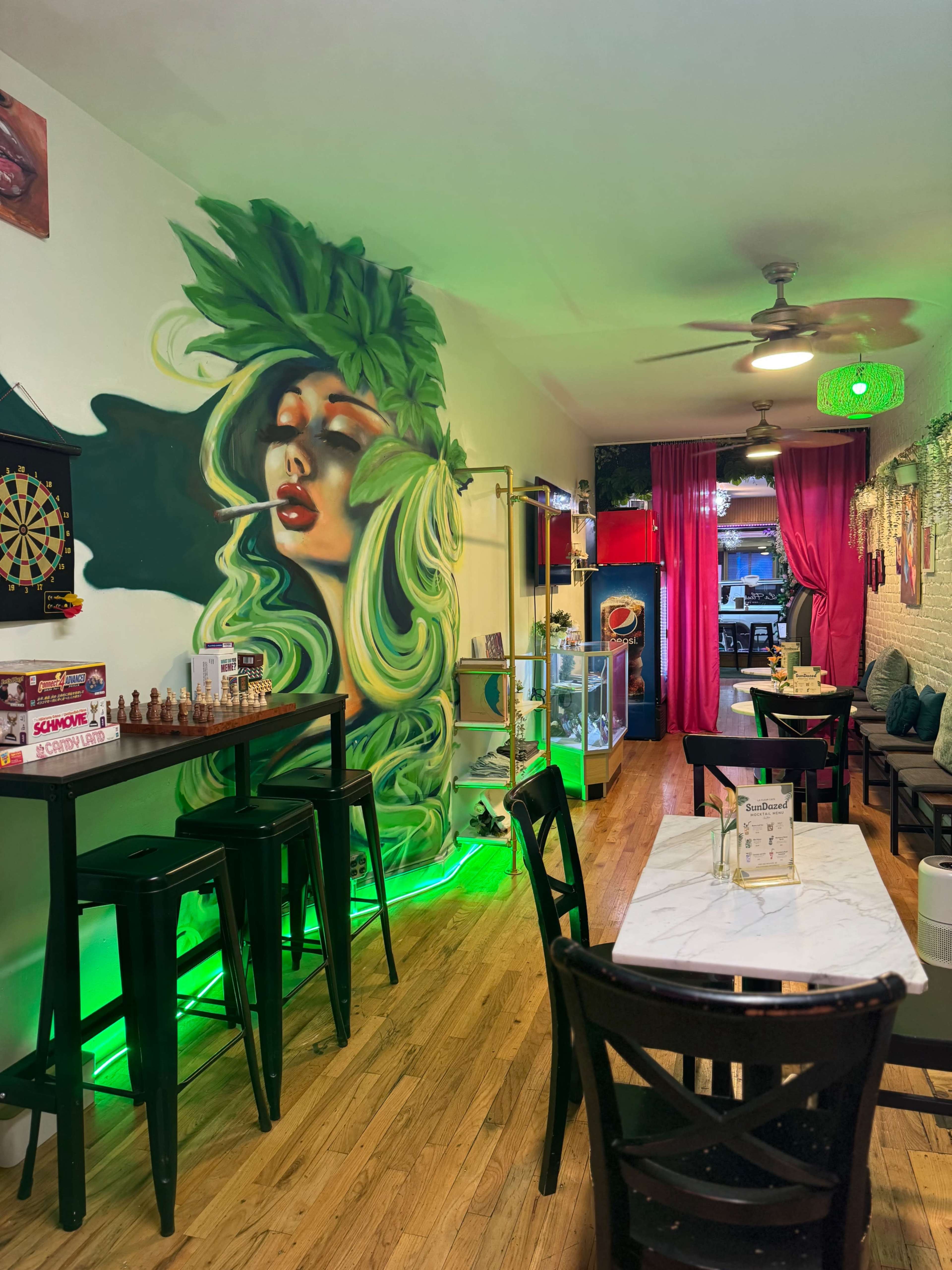 Vibrant and Eclectic Lower East Side Cafe Image in East Village, New York, NY