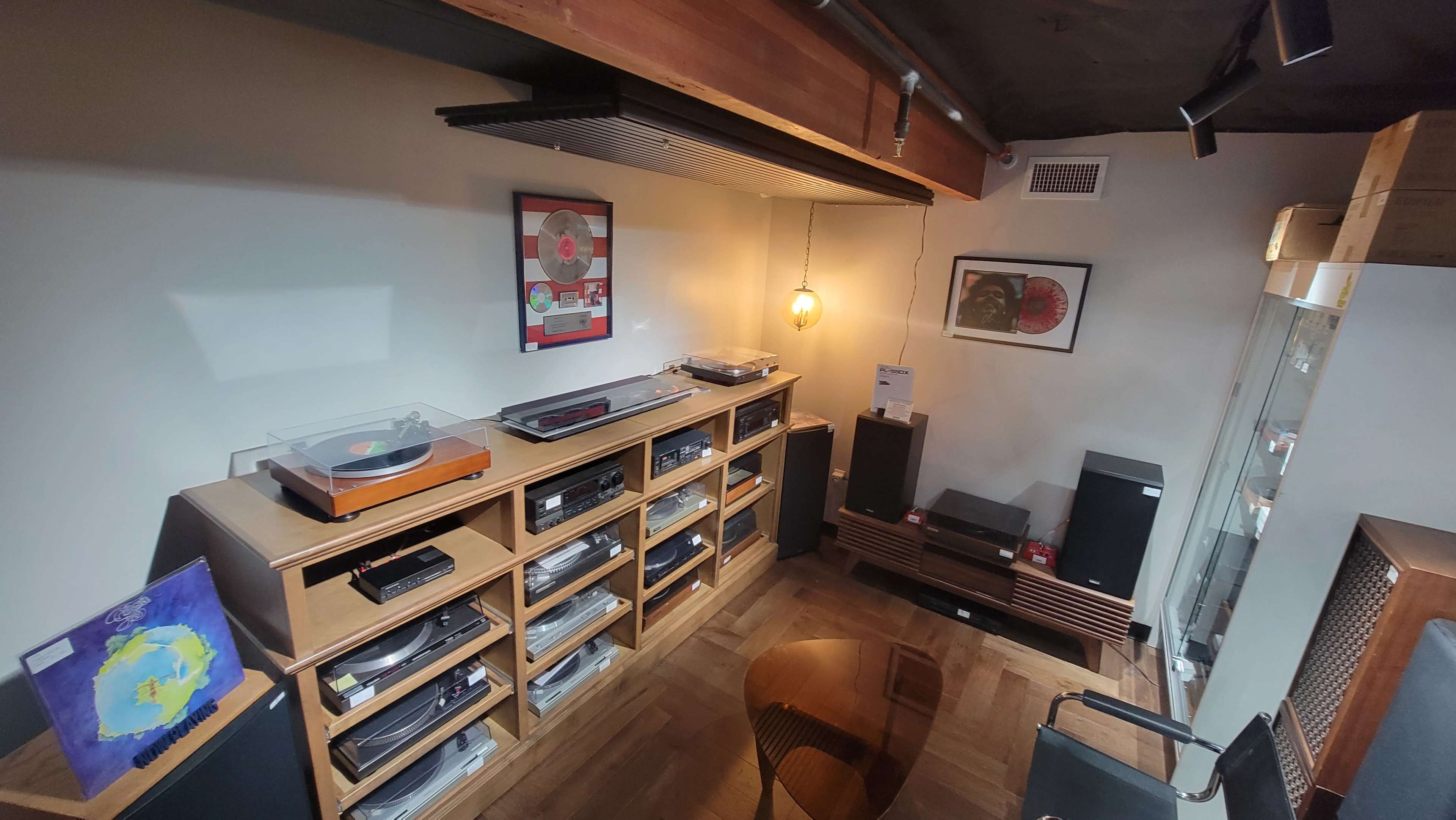 Very Unique Mid-century Boutique, Upscale Record Store With A Record Floor And Giant Record Chandelier. Image in Paradise Valley Plaza, Scottsdale, AZ