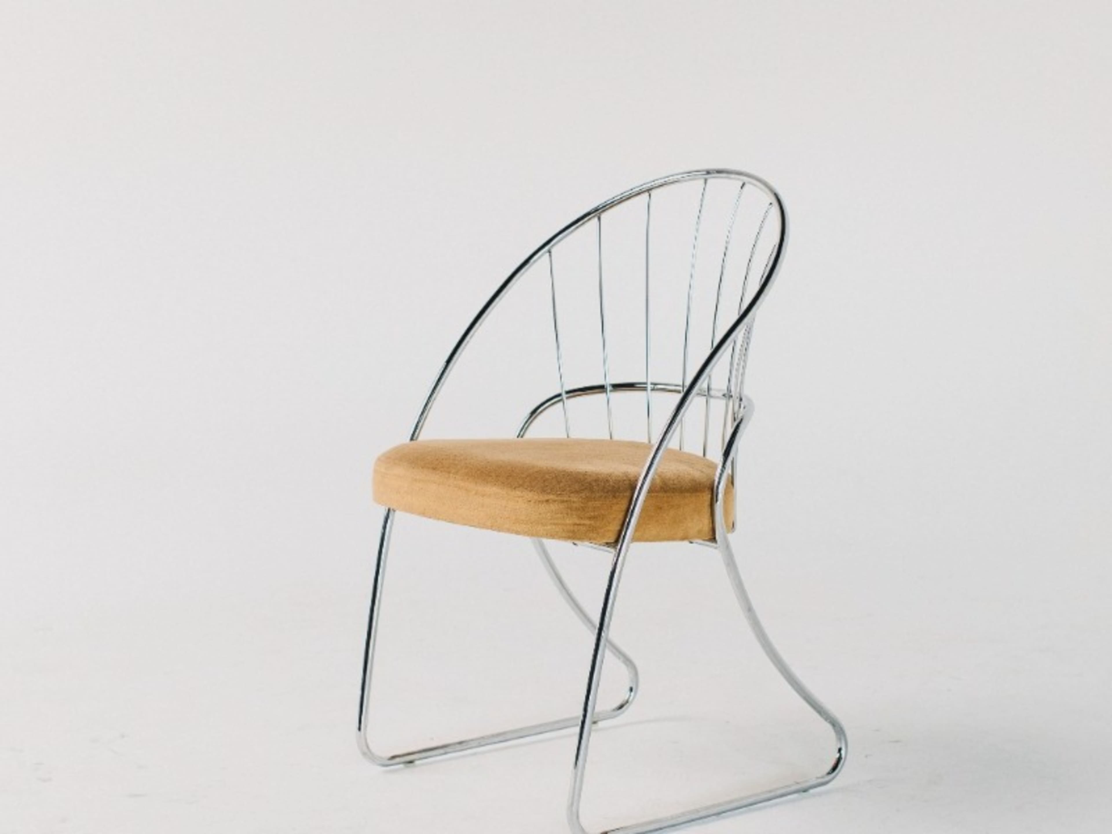 vintage daystorm chrome dining chair (x2)