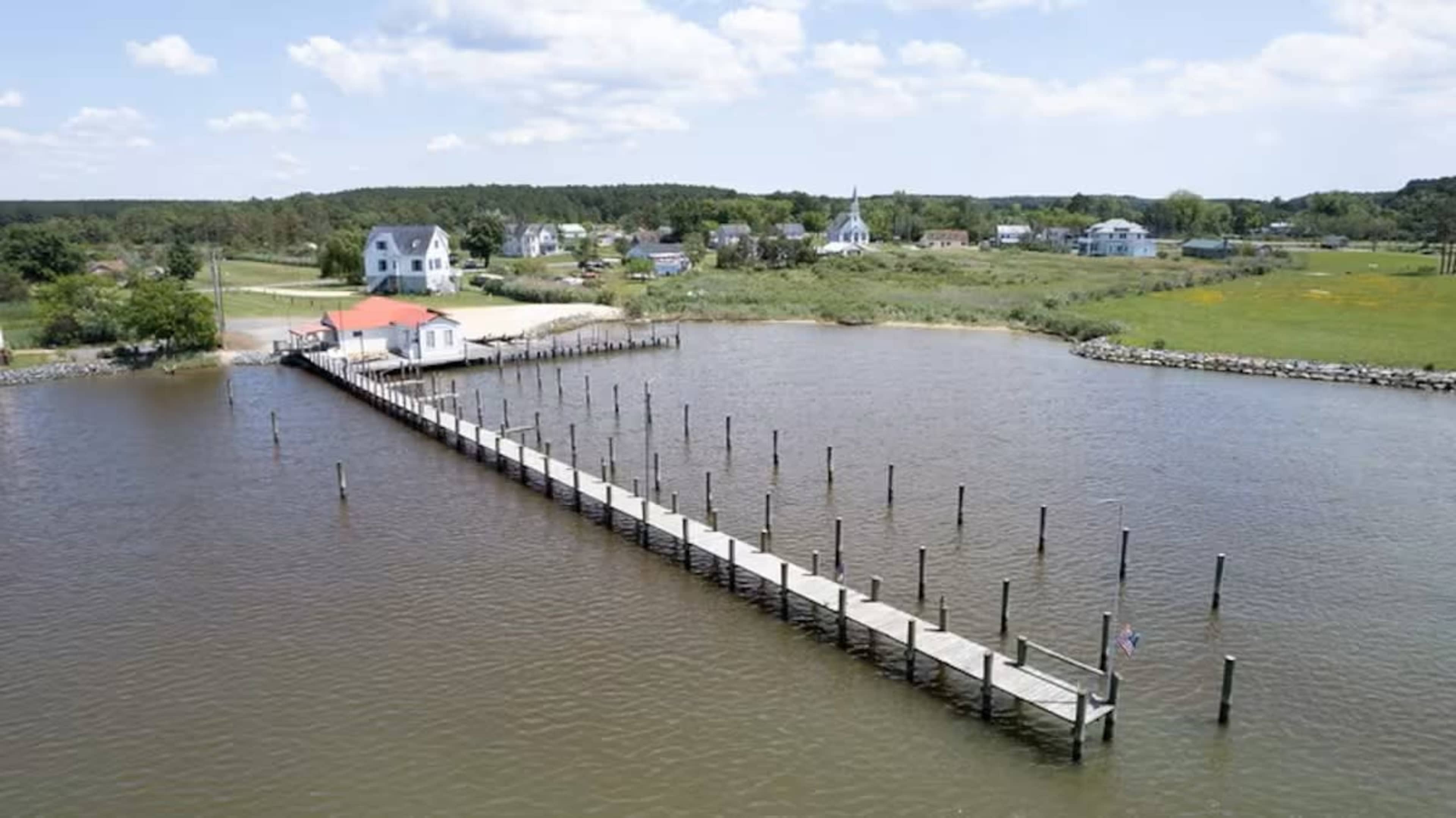 Beautiful Bay property for your outdoor event, with 210'pier, beach, pavilion etc. Image in Madison, Madison, MD