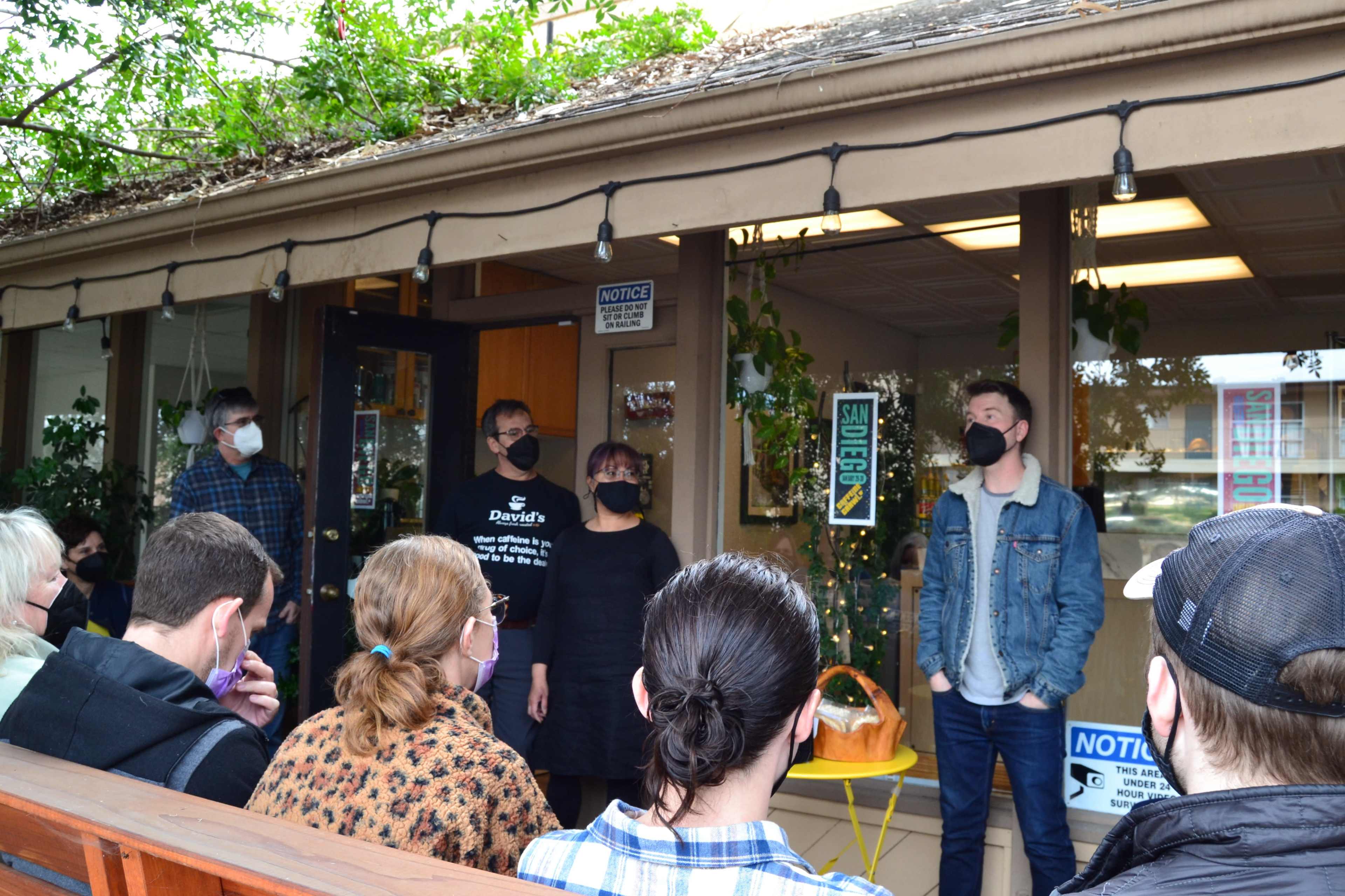 Cozy, flexible meeting space in a coffee shop in central San Diego. Image in Serra Mesa, San Diego, CA