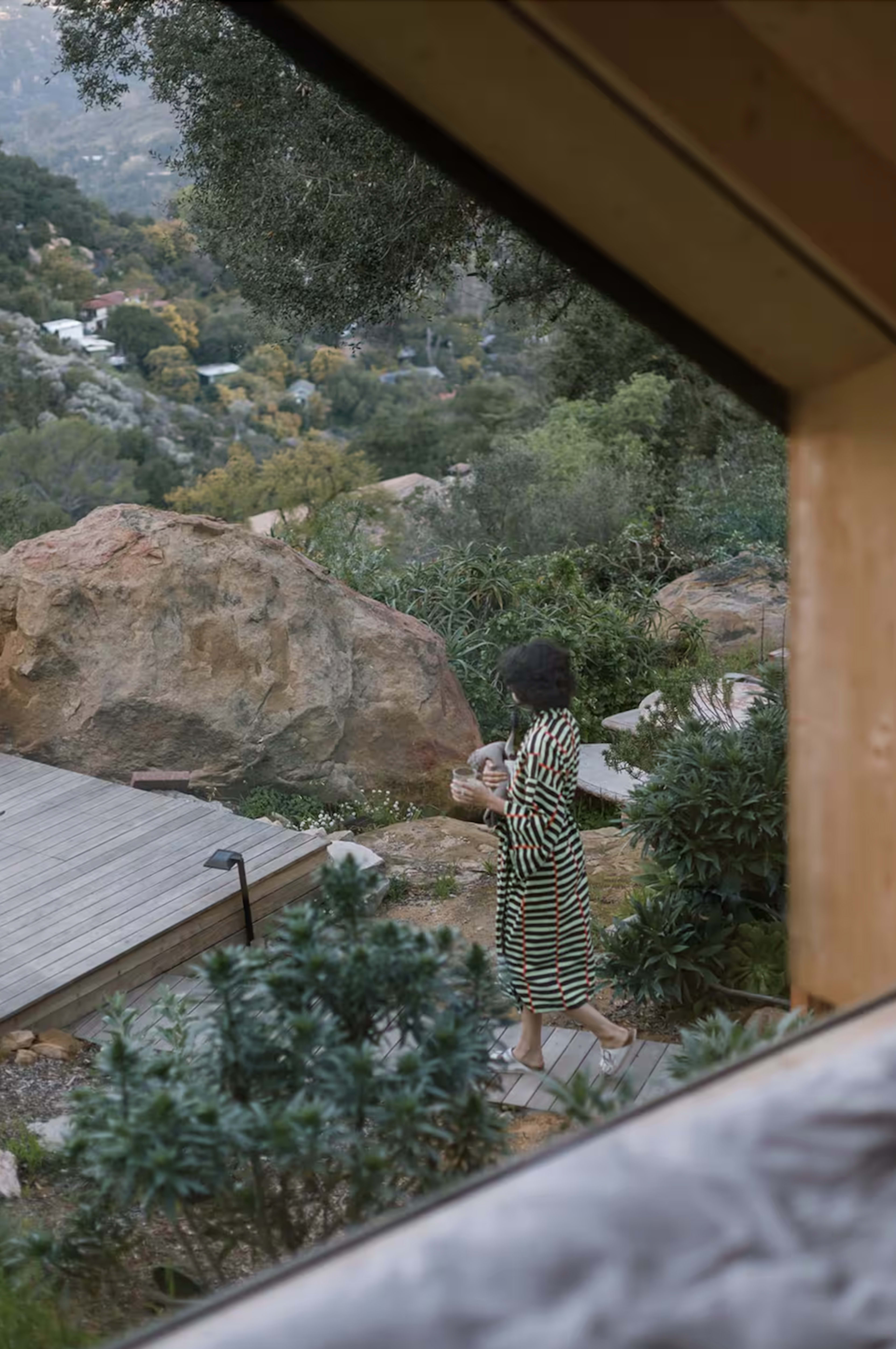 Modern cabin with canyon views Image in Fernwood, Topanga, CA