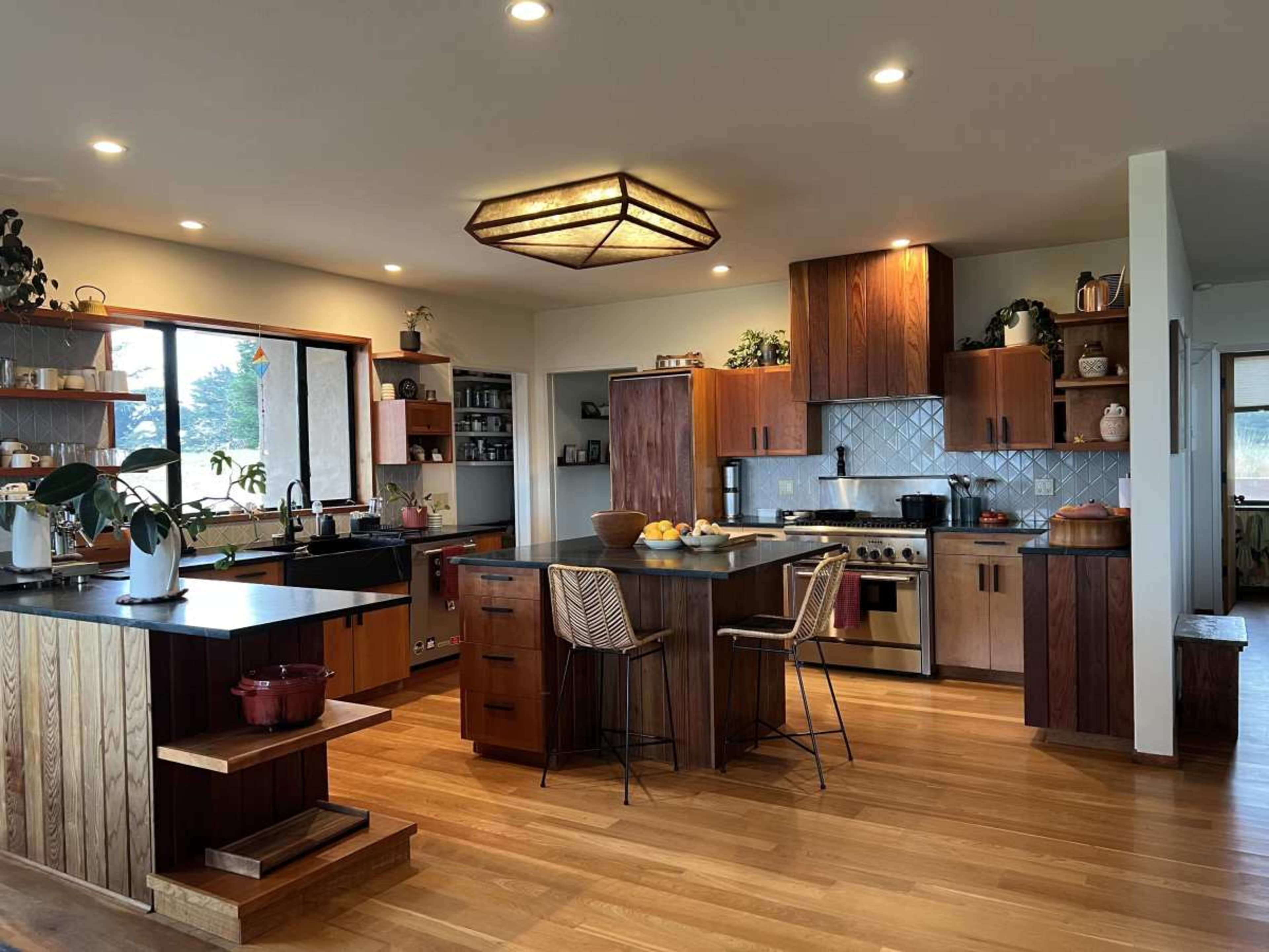 Modern multi-story home on orchard with spectacular views Image in , Sebastopol, CA