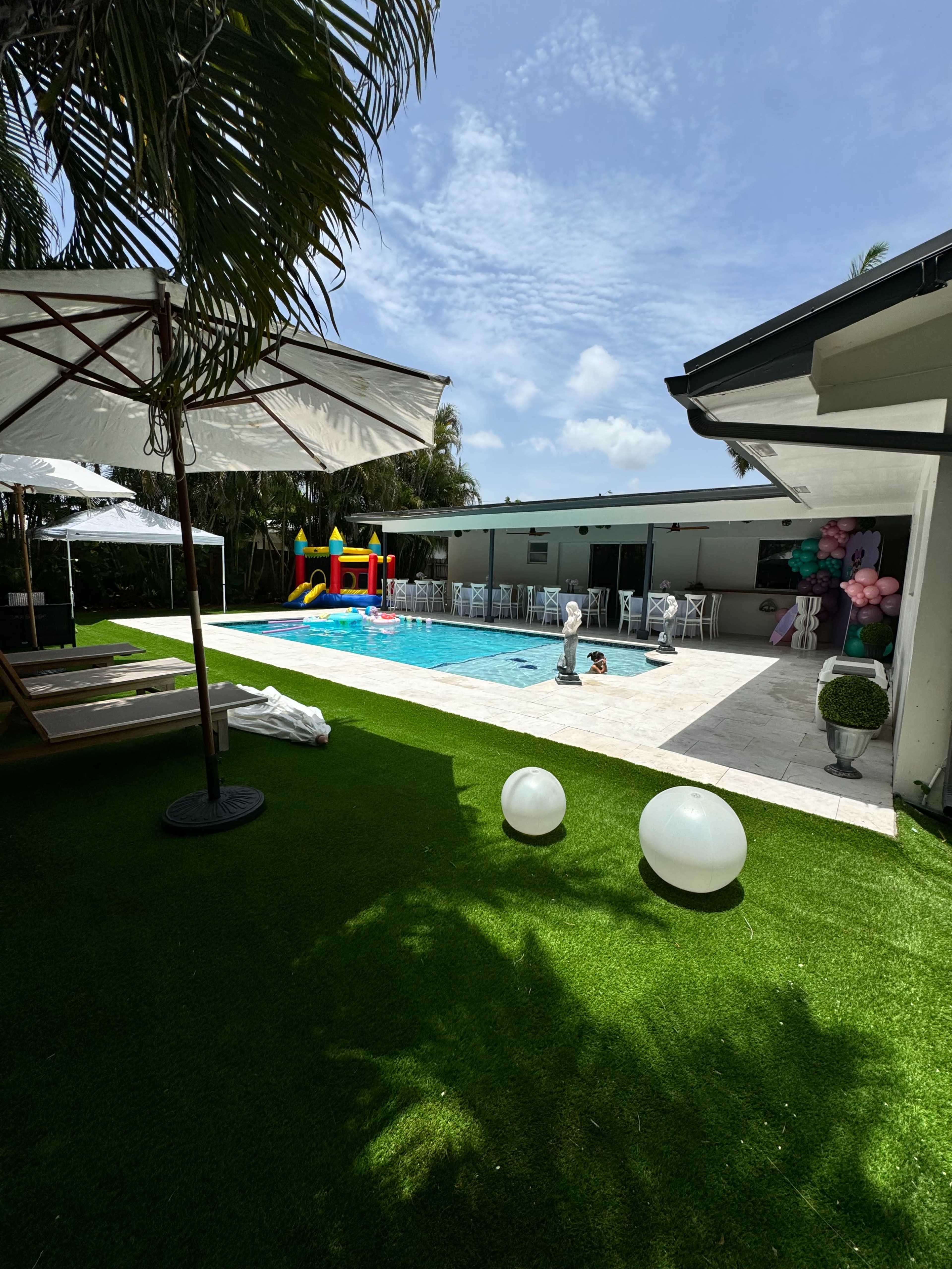 Backyard with pool Image in Plantation, Plantation, FL
