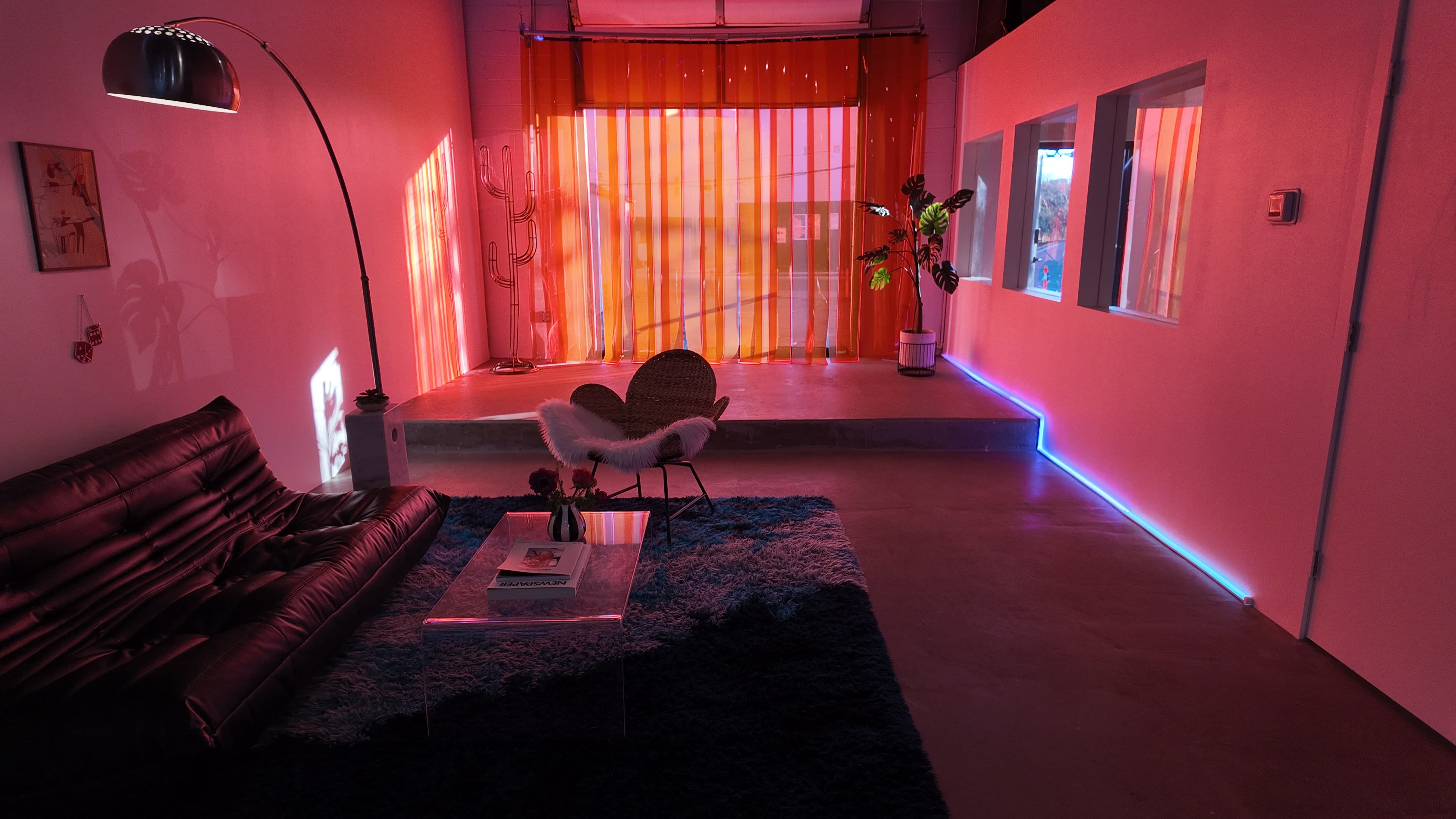 Aura Haus Studio | Natural + Full RGB Studio Lighting Warehouse Image in Katie Hill Neighborhood, Nashville, TN