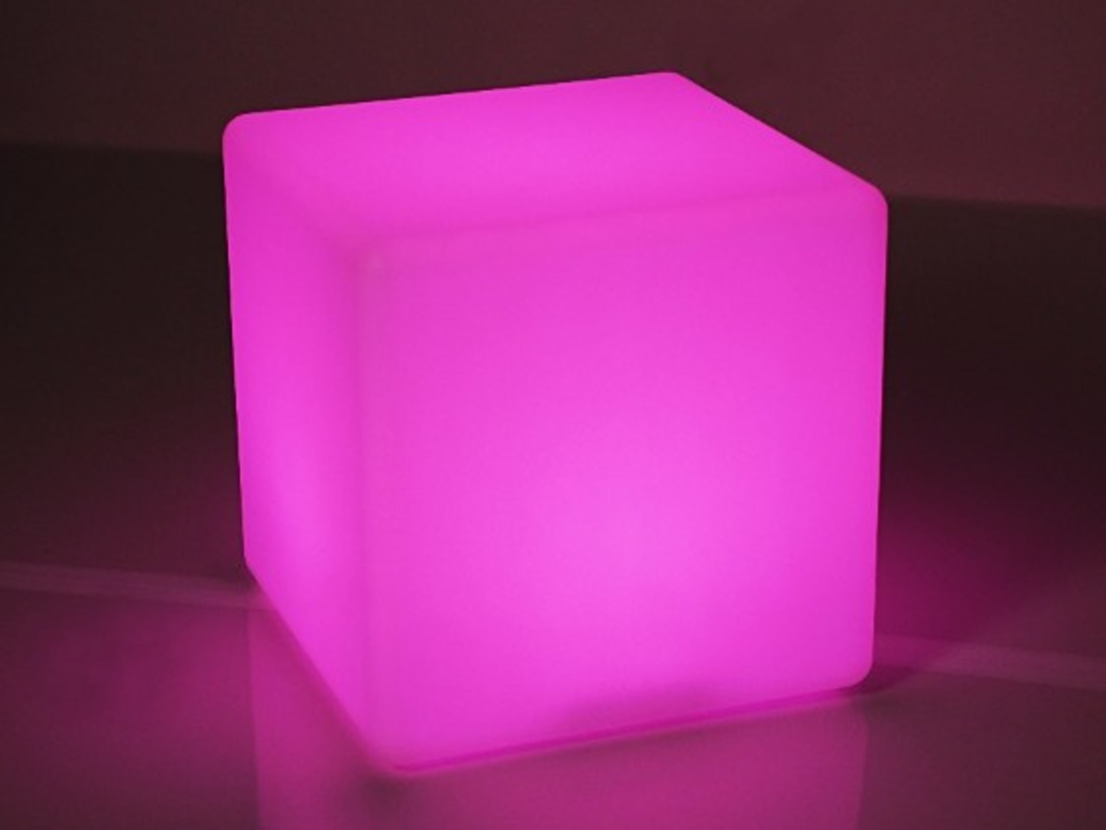 Multicolored Light Up Cube Chair