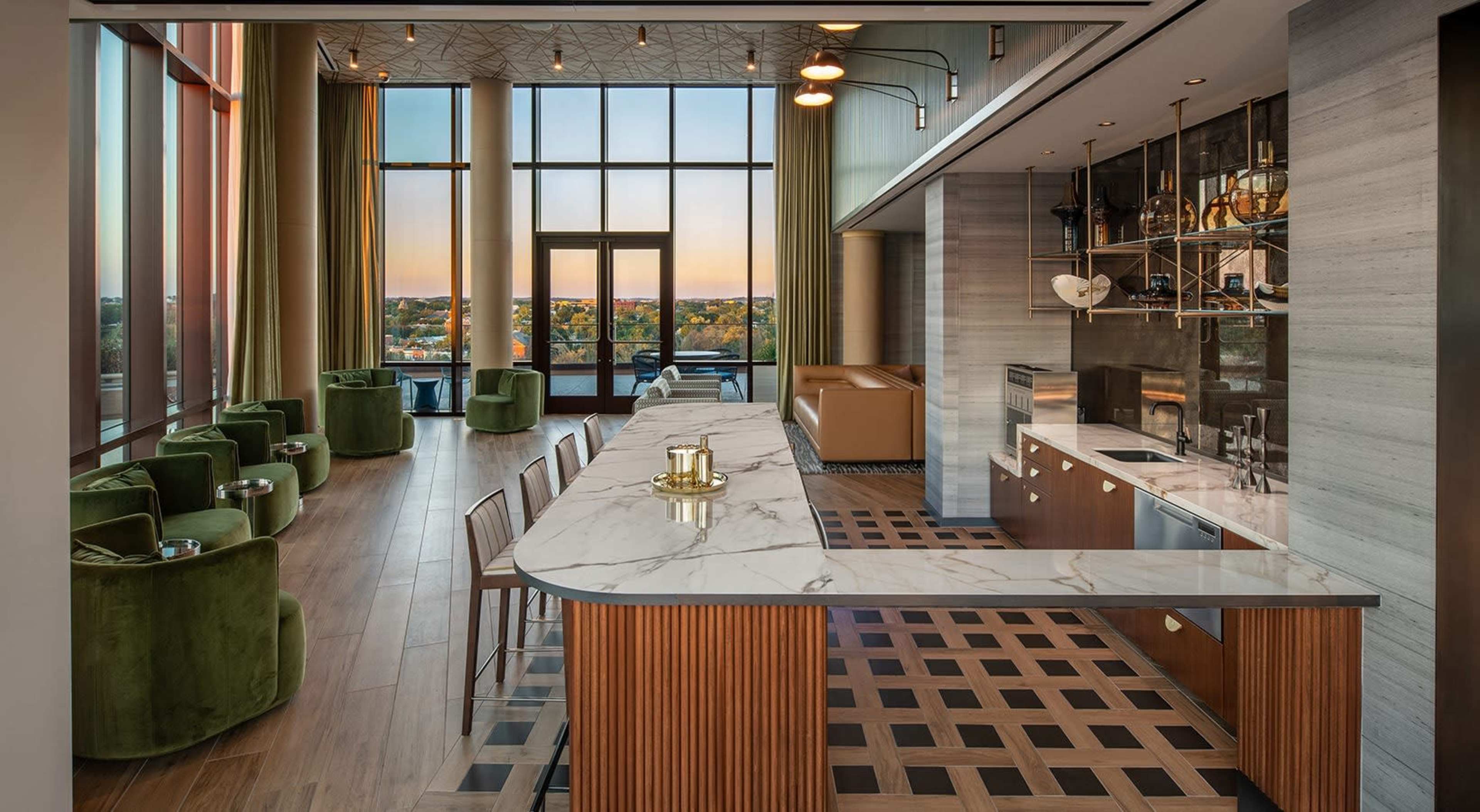 Capital Lounge  overlooking the capital building Image in Navy Yard, Washington, DC