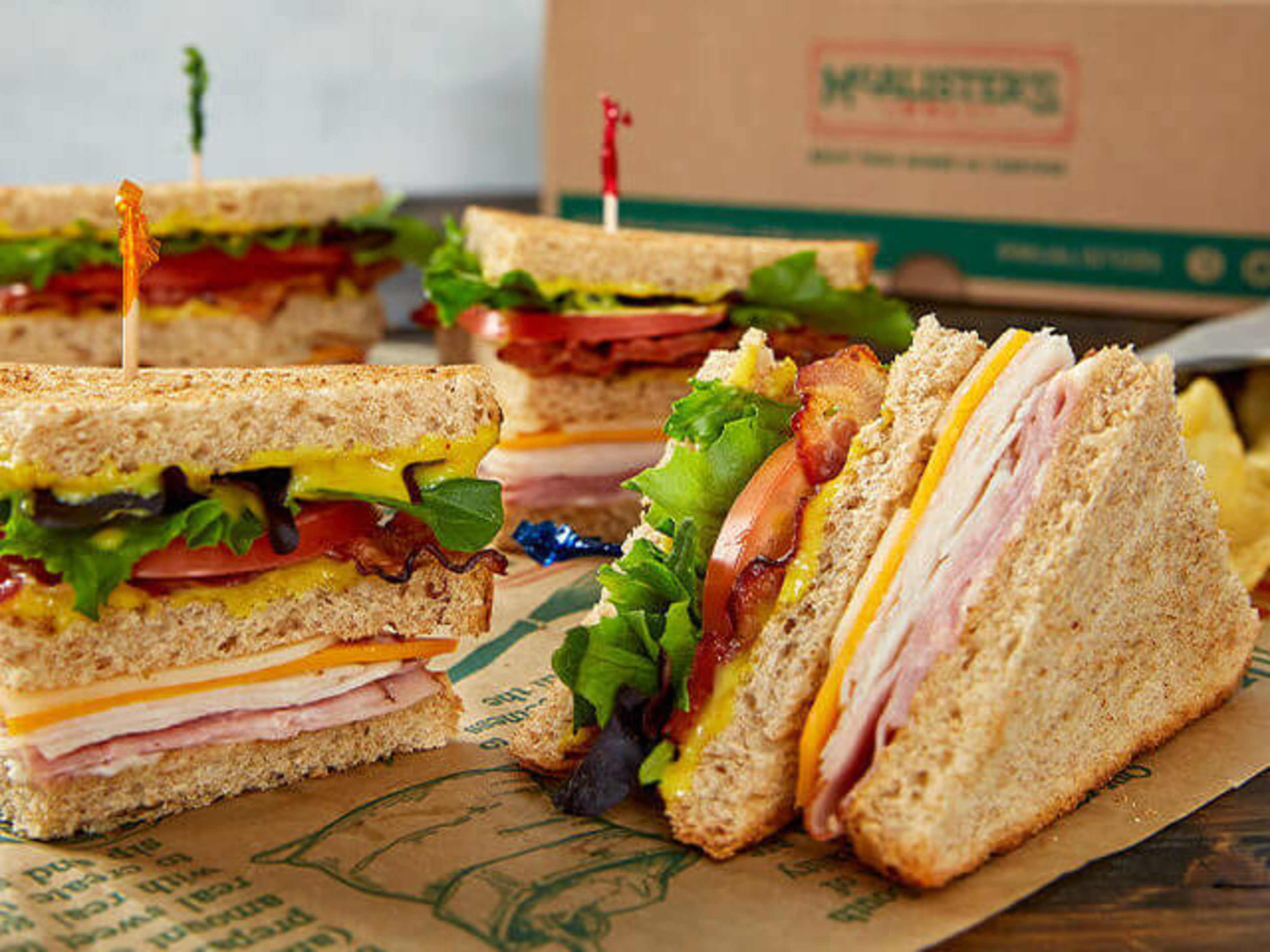 Sandwich Package Menu