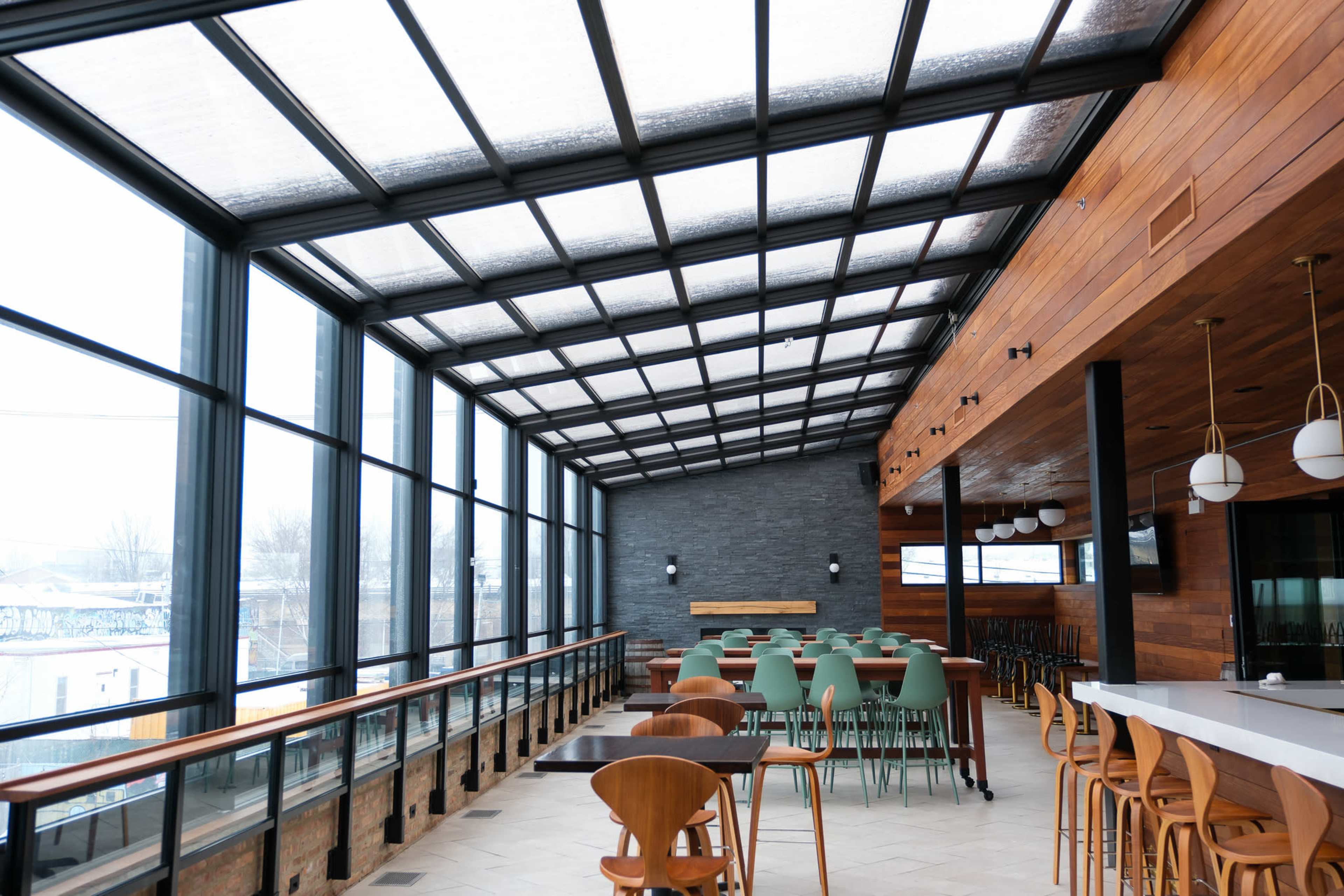 Upscale industrial space with skyline view Image in Near West Side, CHICAGO, IL