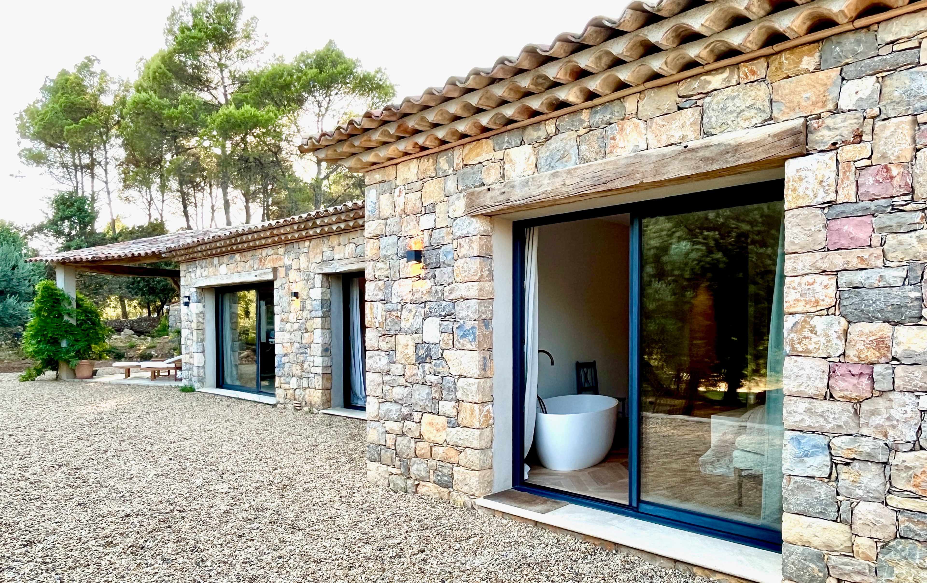 Villa Coquelicot - is in a tranquil, remote & private semi rural location.  Our Villa is located 2km from the village of Lorgues in a location that makes it ideal for a film or photoshoot. Image in , Lorgues