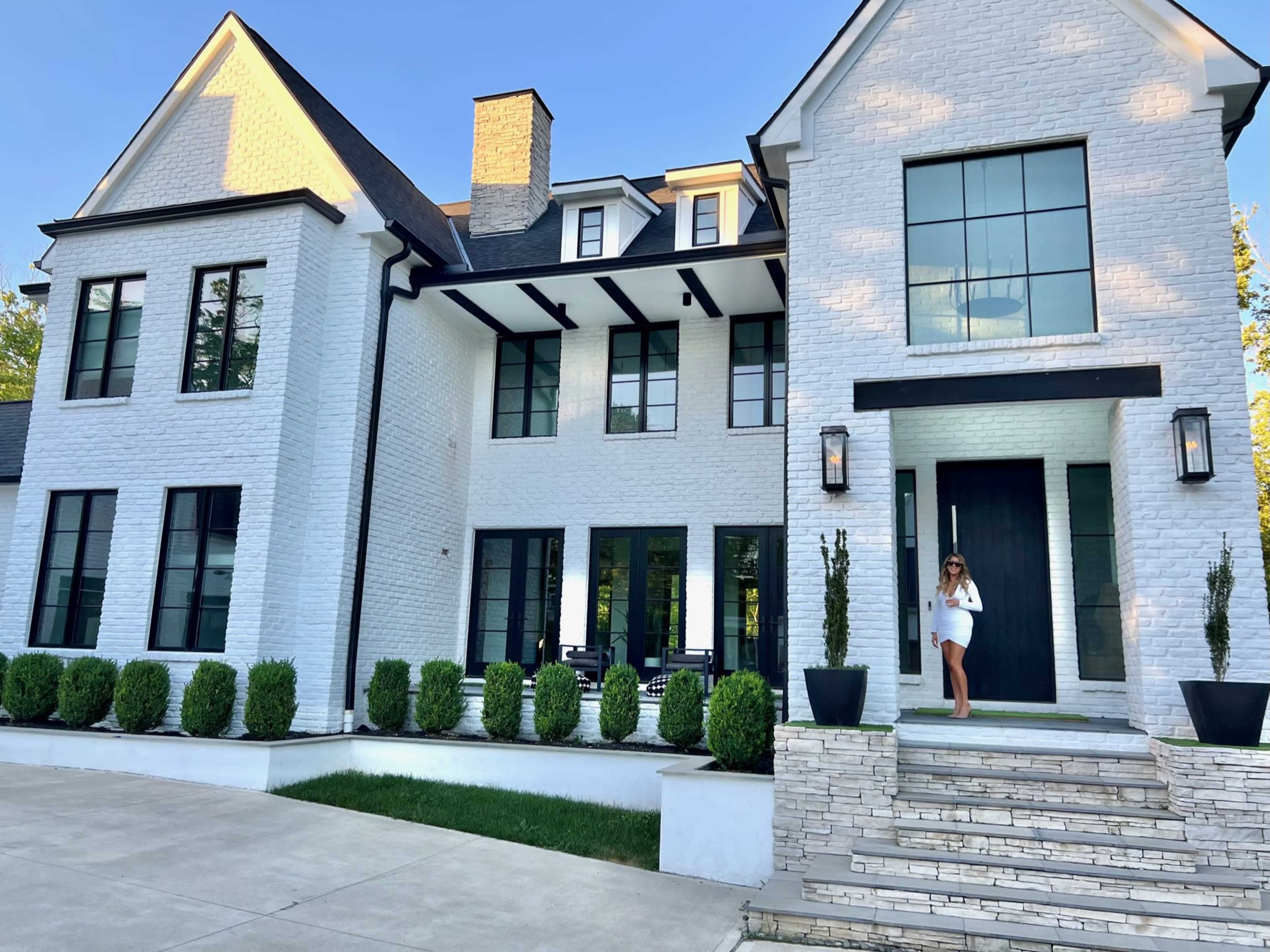 Modern stylish home with expansive outdoor living and pool Image in Concord Township, Dublin, OH