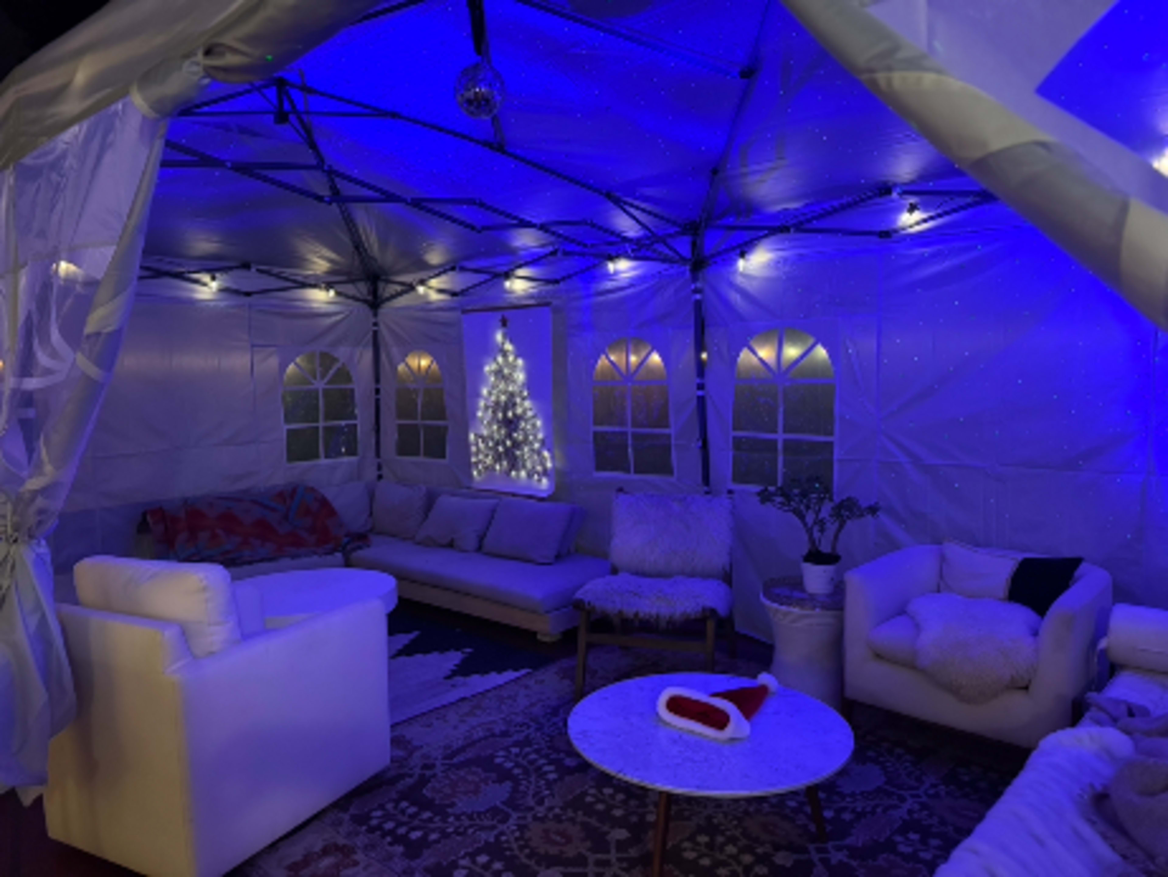 Large canopy for our outdoor space 