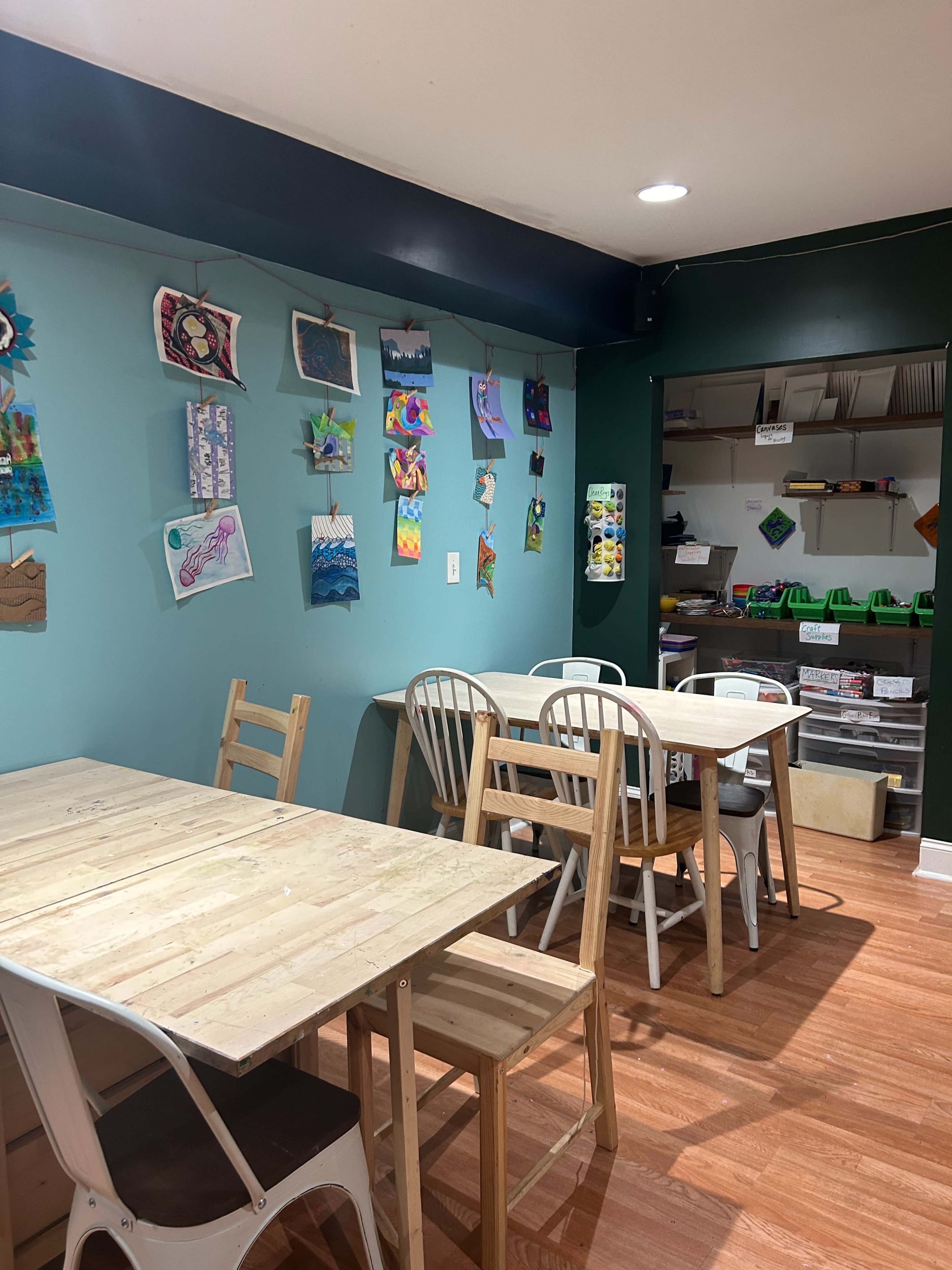 Community Art Studio with cozy intimate vibes. Image in Riverside, Baltimore, MD