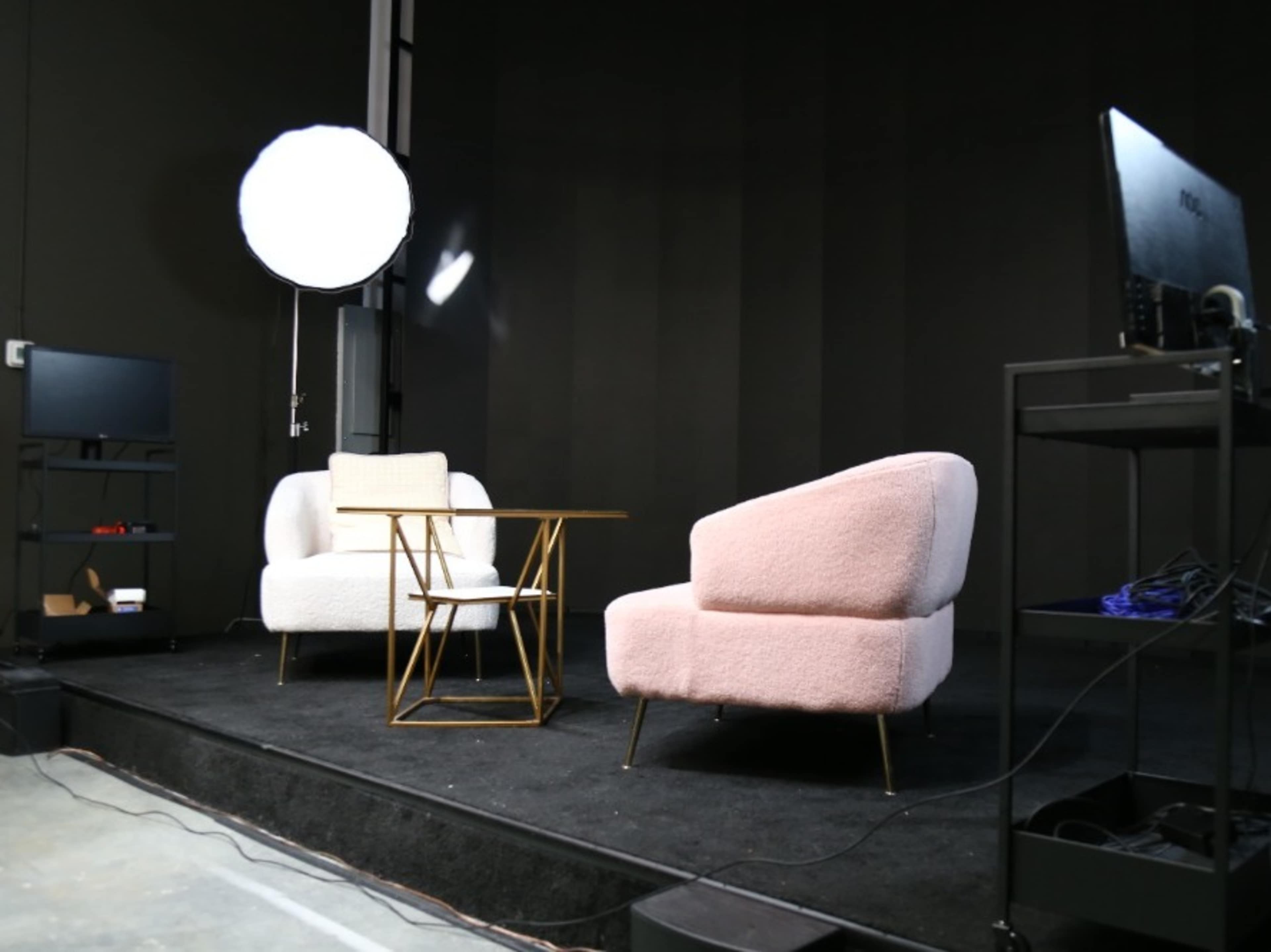 two sofa and a coffee table
