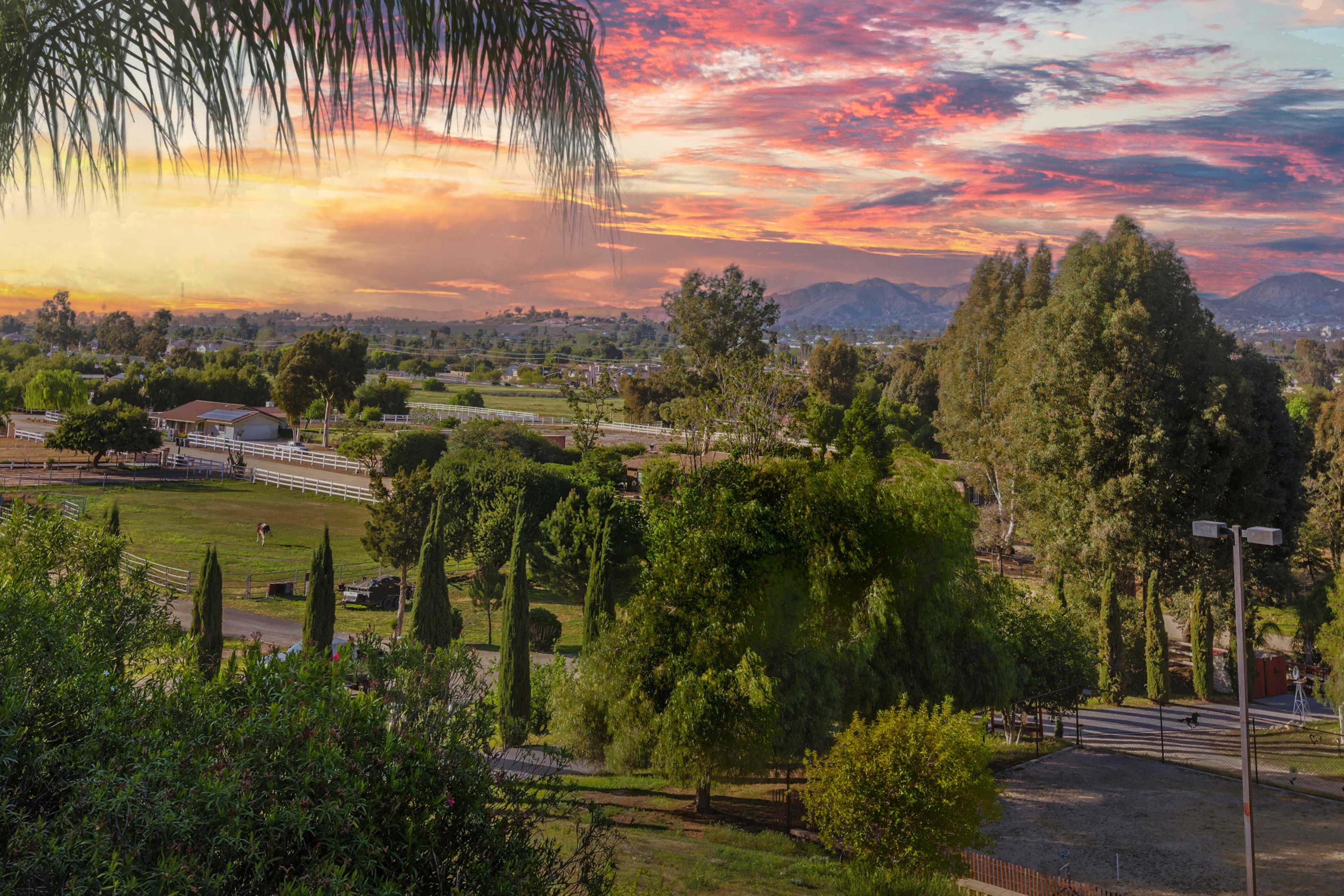Pristine Farm Venue w/ Panoramic Views, Petting Zoo, Pool Image in Wildomar, WILDOMAR, CA