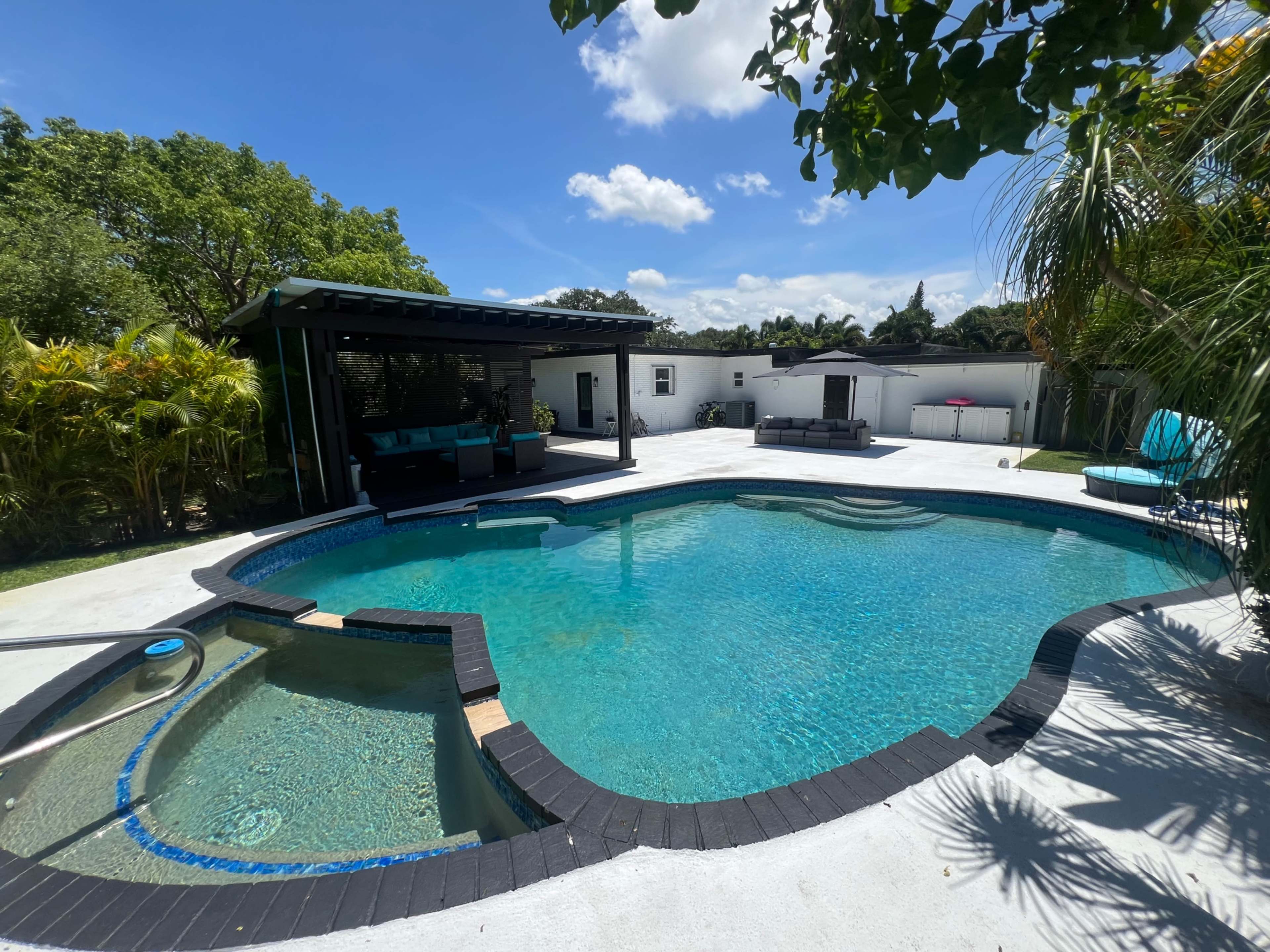 Tropical Backyard Oasis in Fort Lauderdale – Large Pool, Gazebo & Lush Vibes for Events & Shoot Image in South Fort Lauderdale, Fort Lauderdale, FL