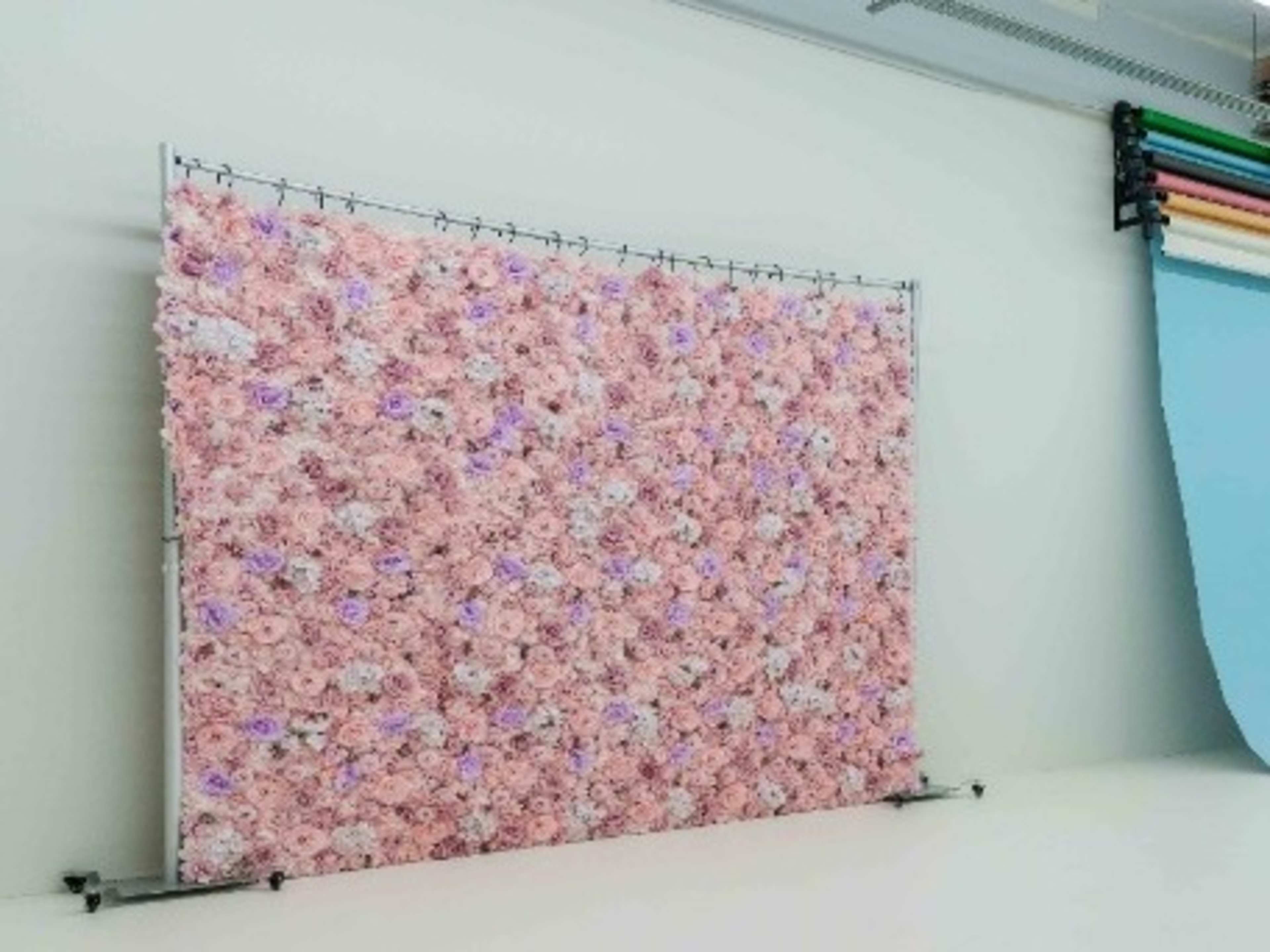 Flower backdrop