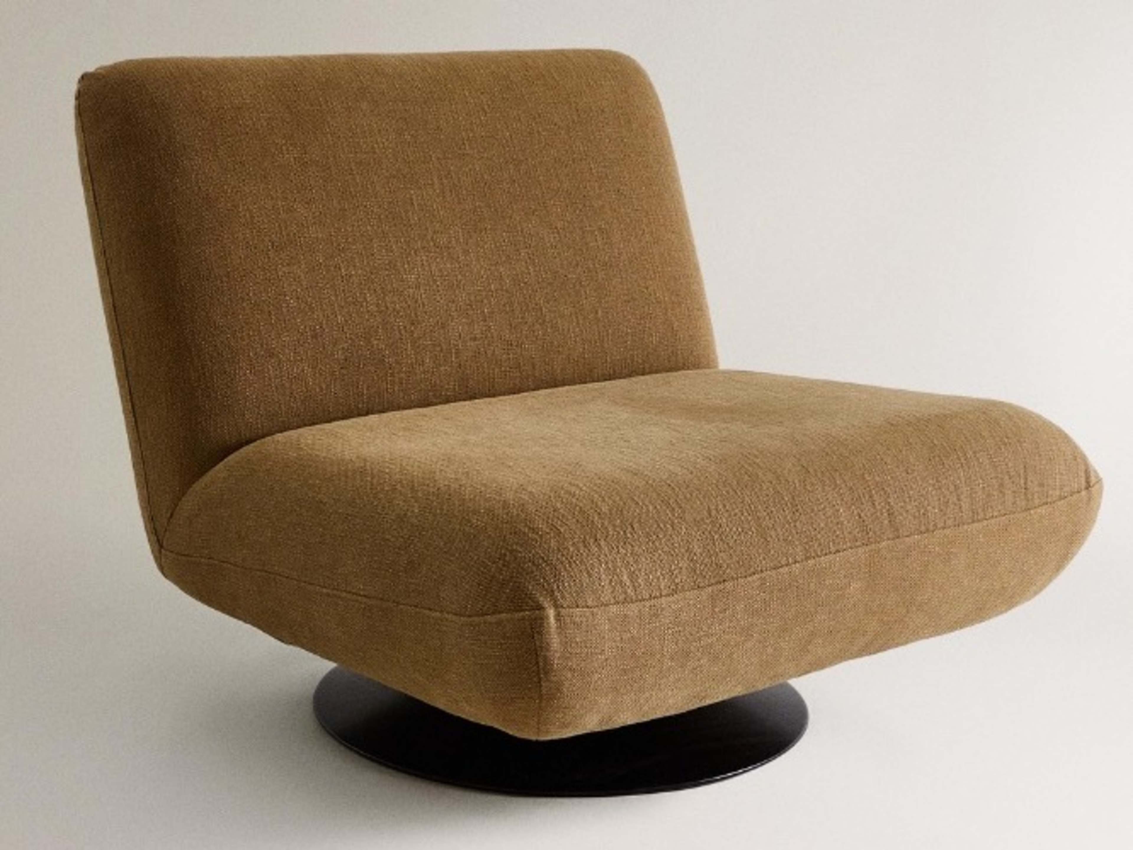Cotton Swivel Armchair