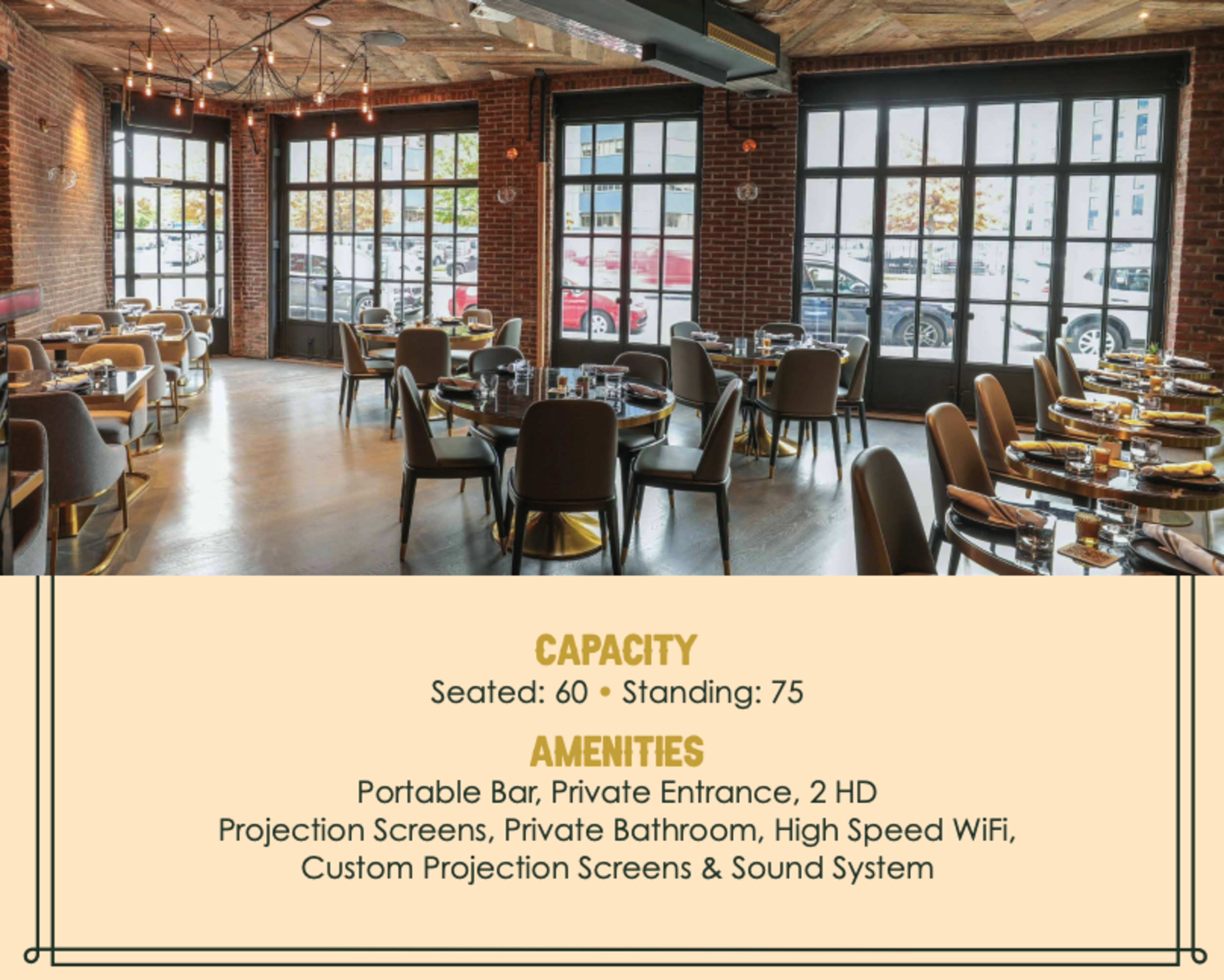 Space rental highlights