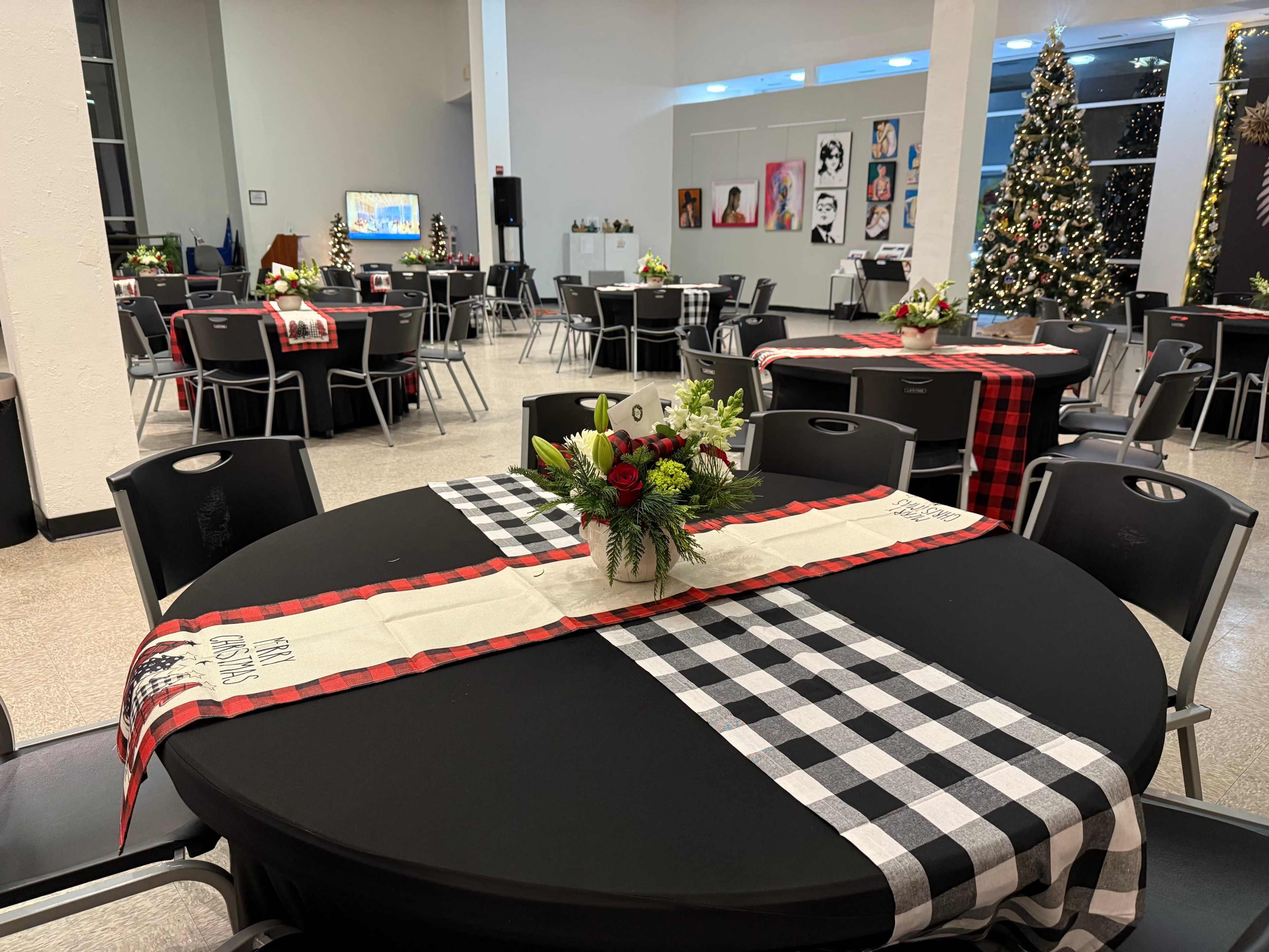 Downtown, original mid-century modern architecture with double height ceilings.  This Event Listing is for the main floor Great Hall and kitchen space.  A third floor treetop room, and roof deck is available on the Meeting Listing Image in Central Arlington, Arlington, TX