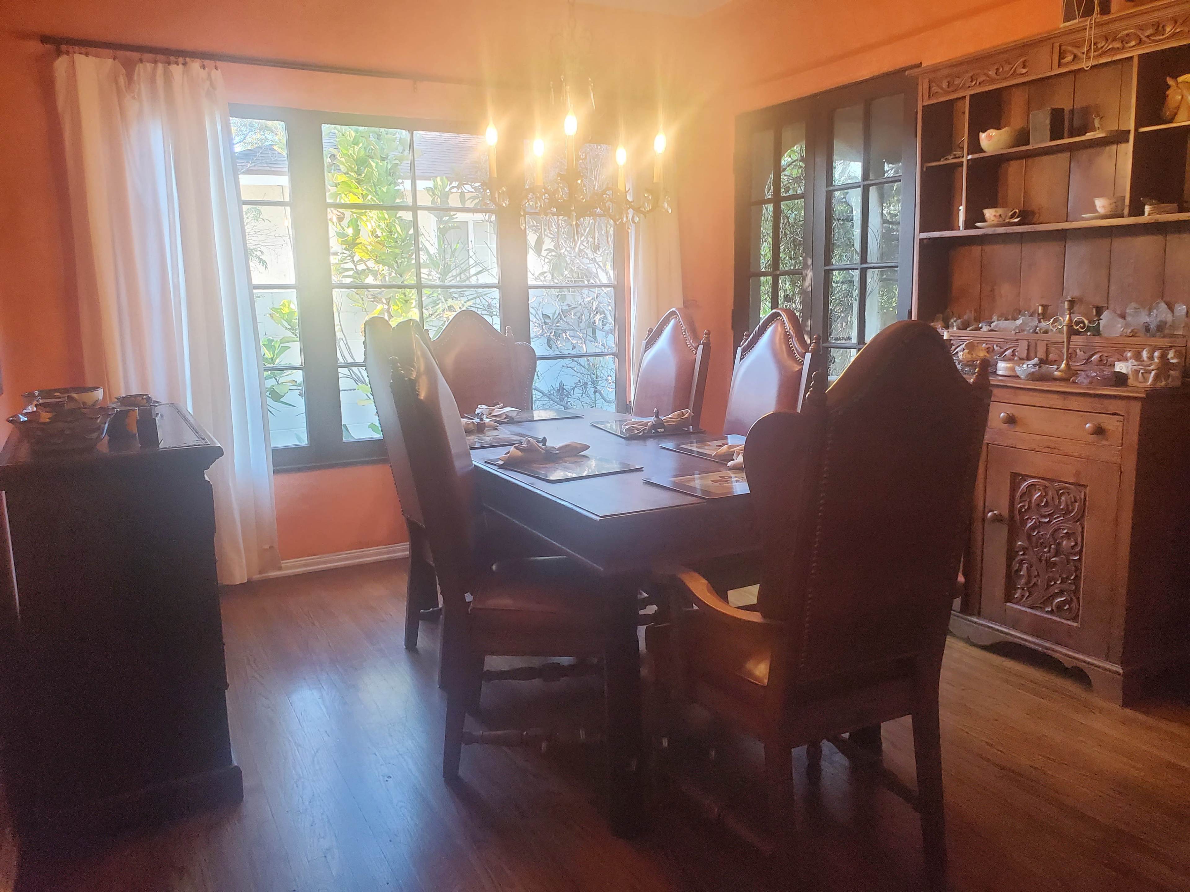 Spanish Suburban Pool Tropical Gardens & Patio as Restaurant Image in El Miradero, Glendale, CA