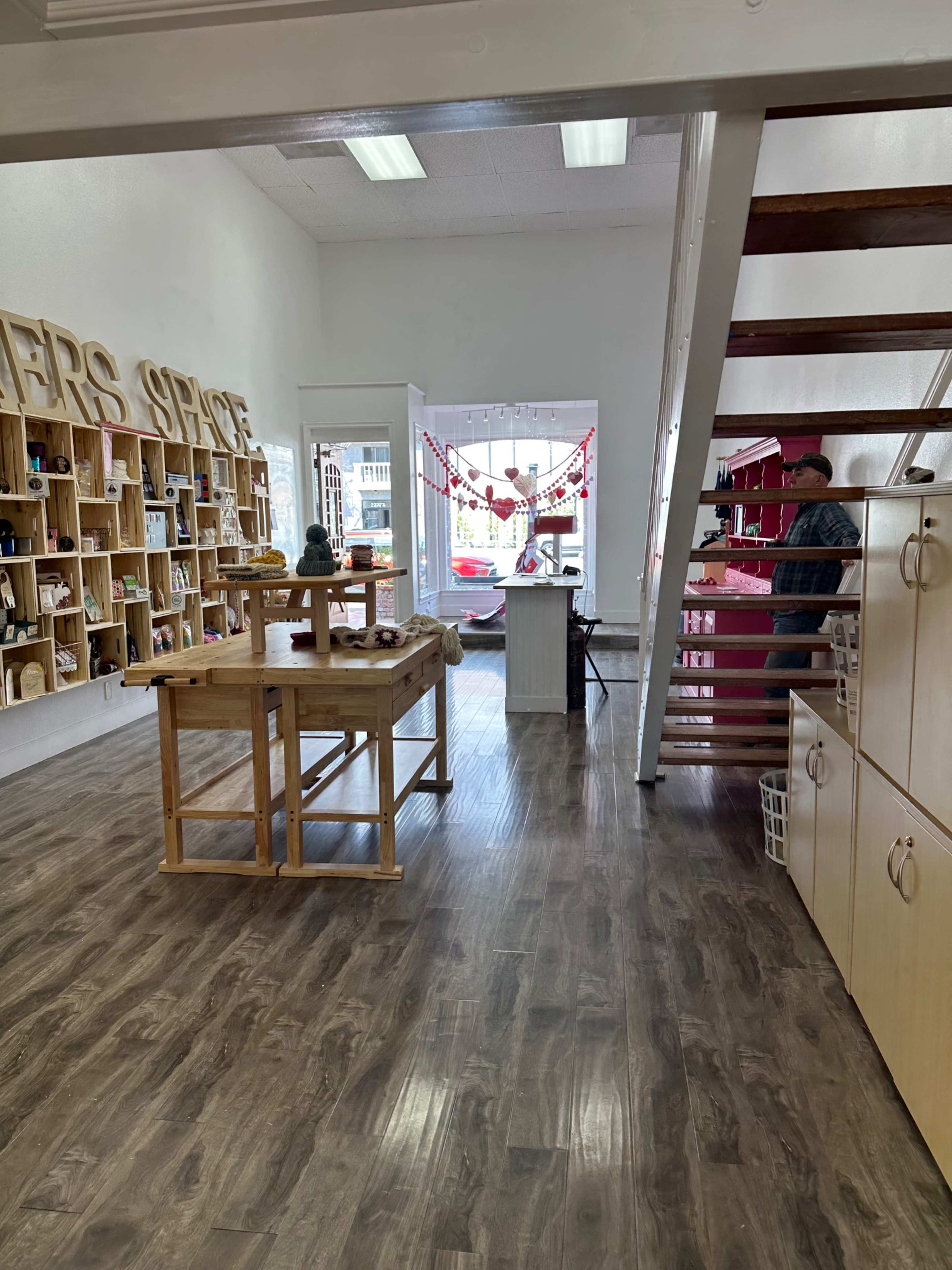 Arts and crafts workshop, loft space. Image in Newhall, Newhall, CA