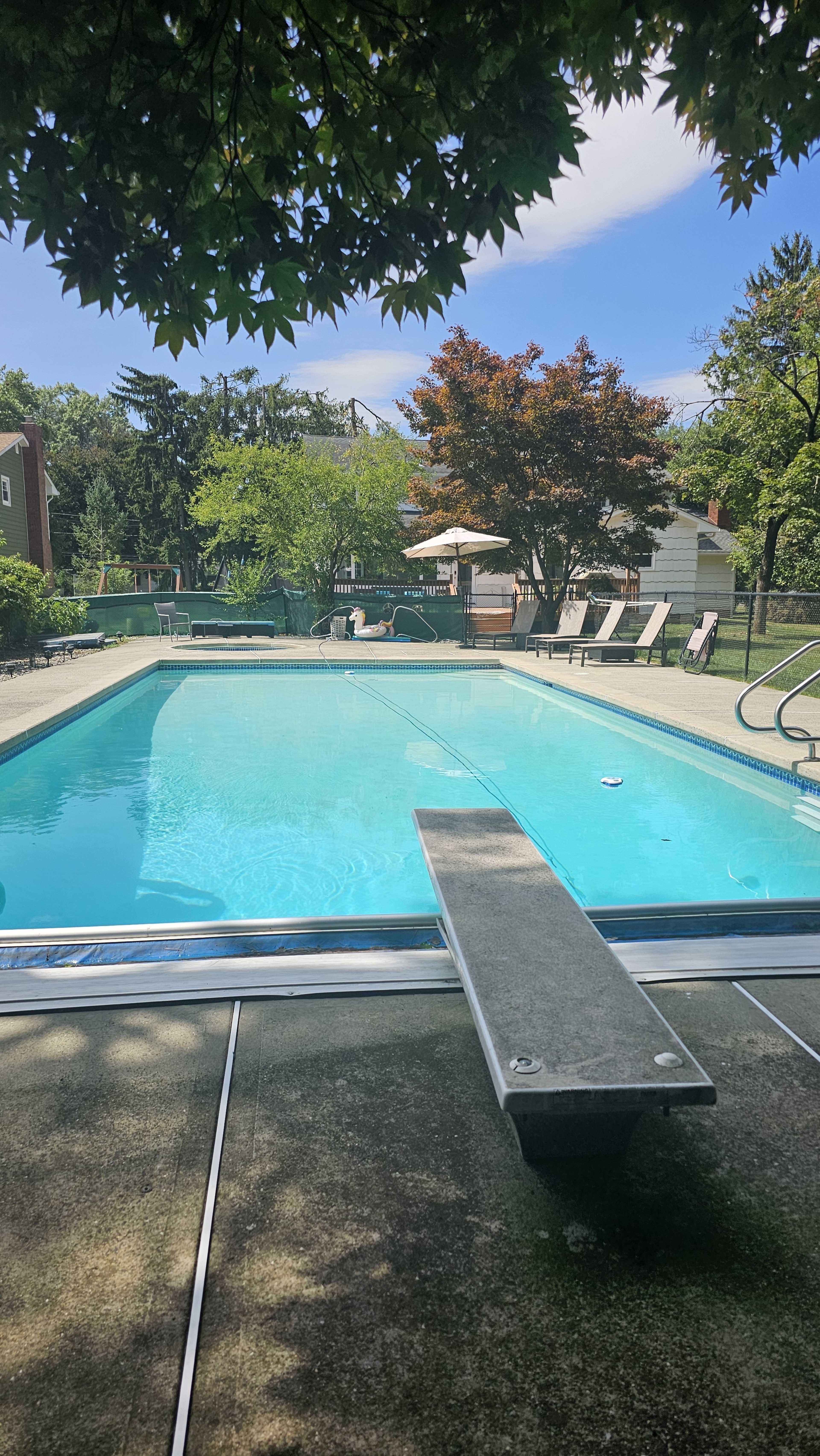 Beautiful Backyard Private Pool & Hot Tub Image in Edison, Edison, NJ