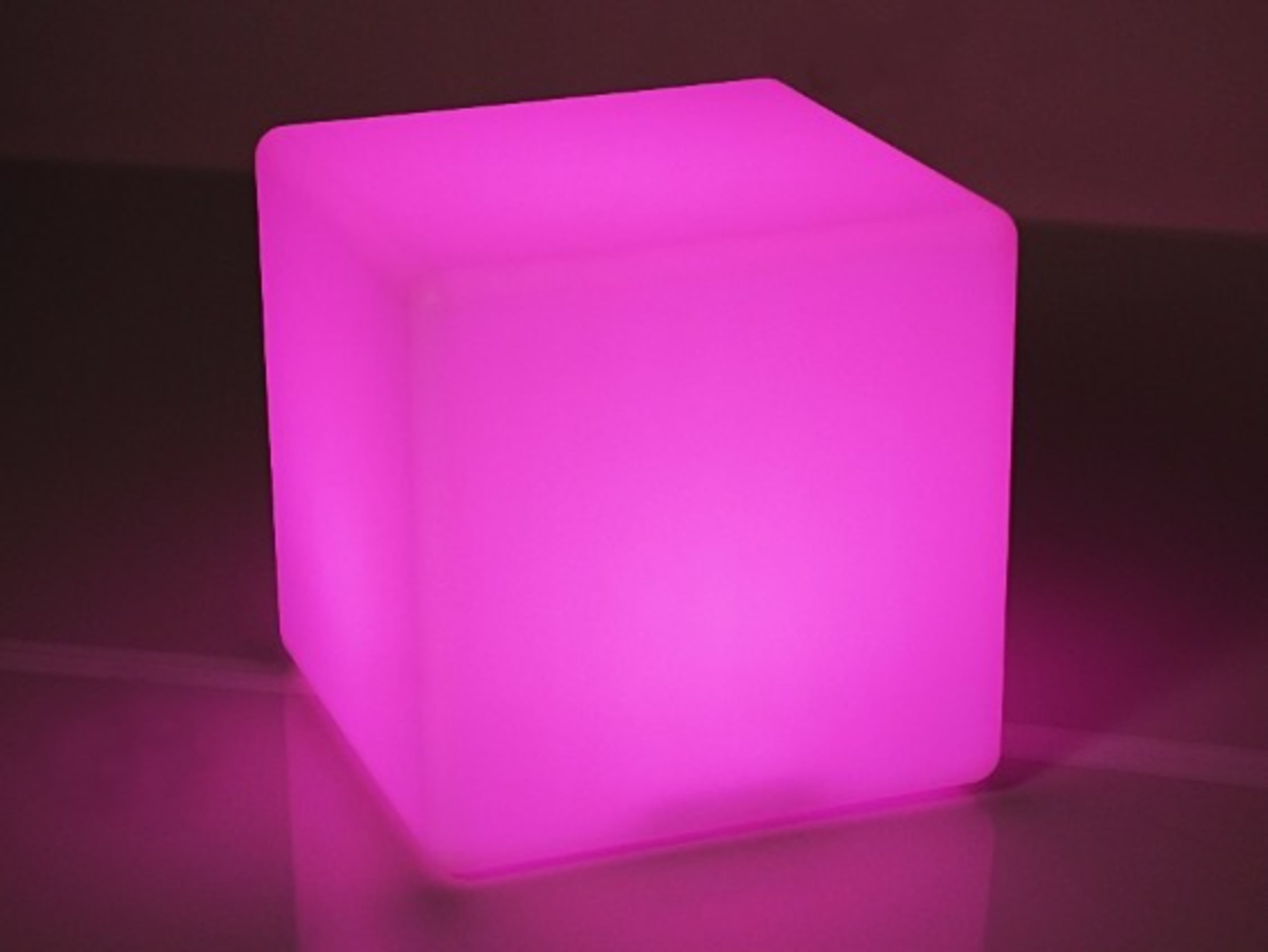 Multicolored Light Up Cube Chair