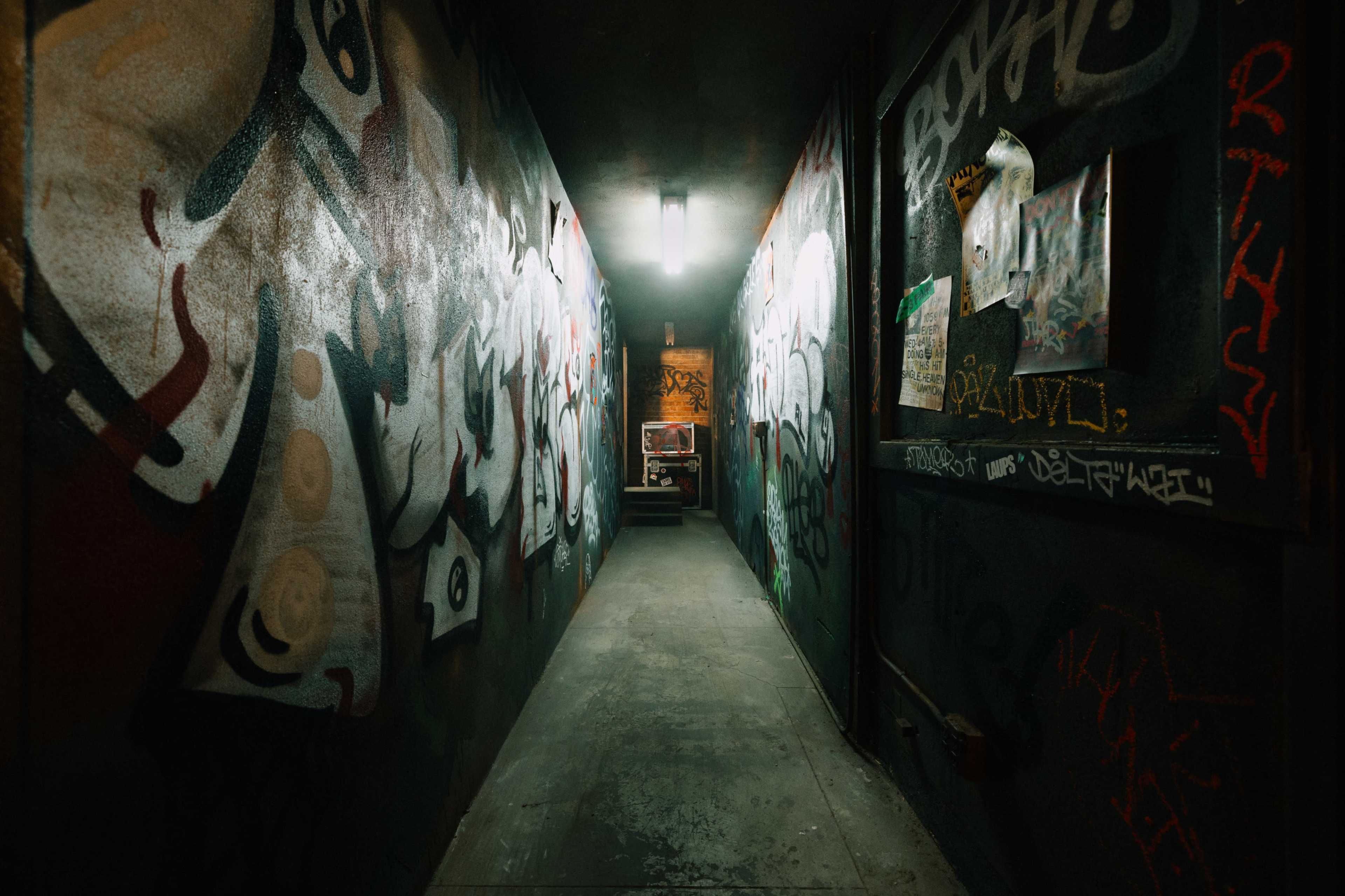 Warehouse Concert Venue + Greenroom & Grungy Bathroom Image in Vernon, Vernon, CA