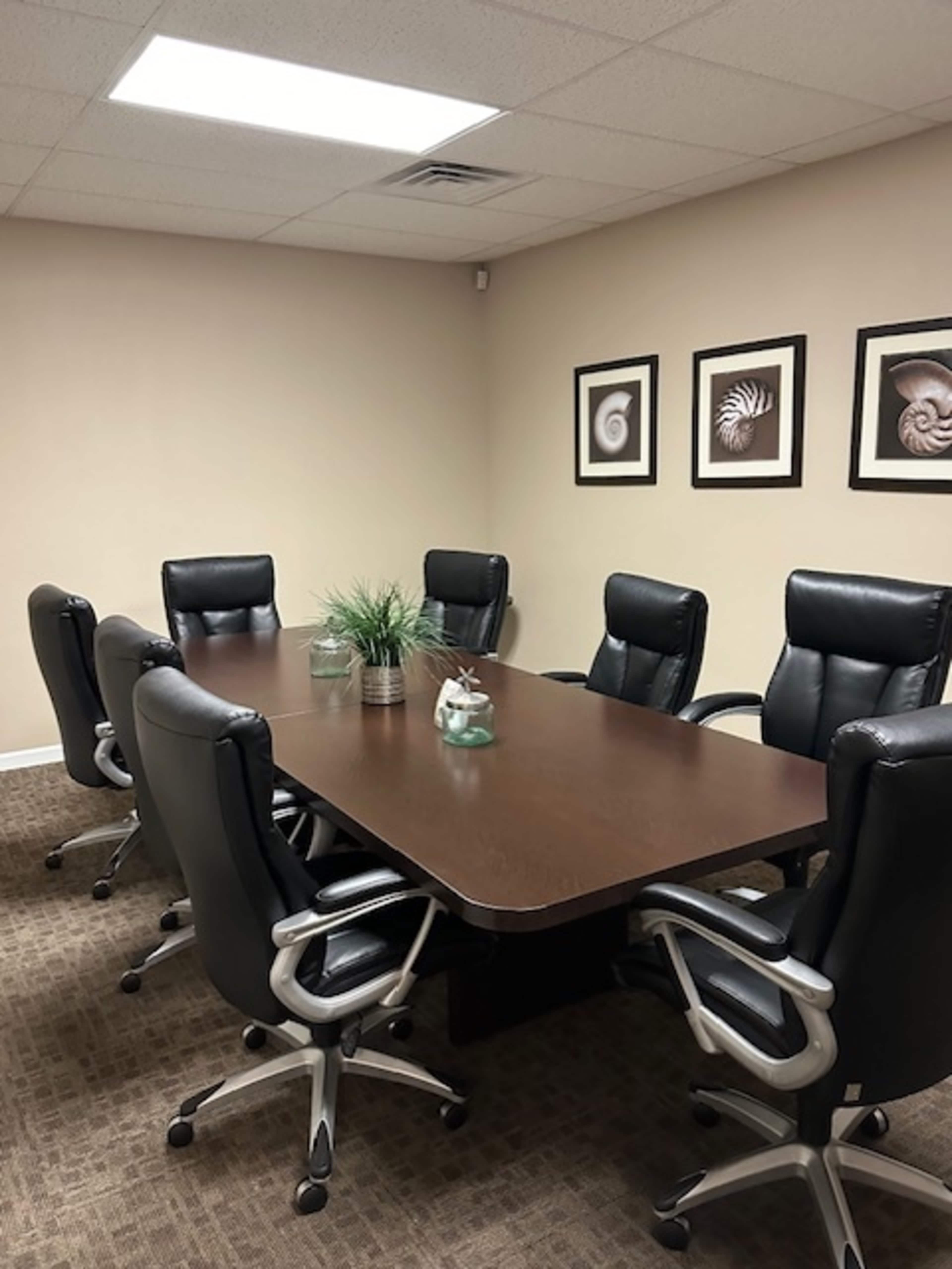 8 Person Conference Room Image in Victoria, Riverside, CA