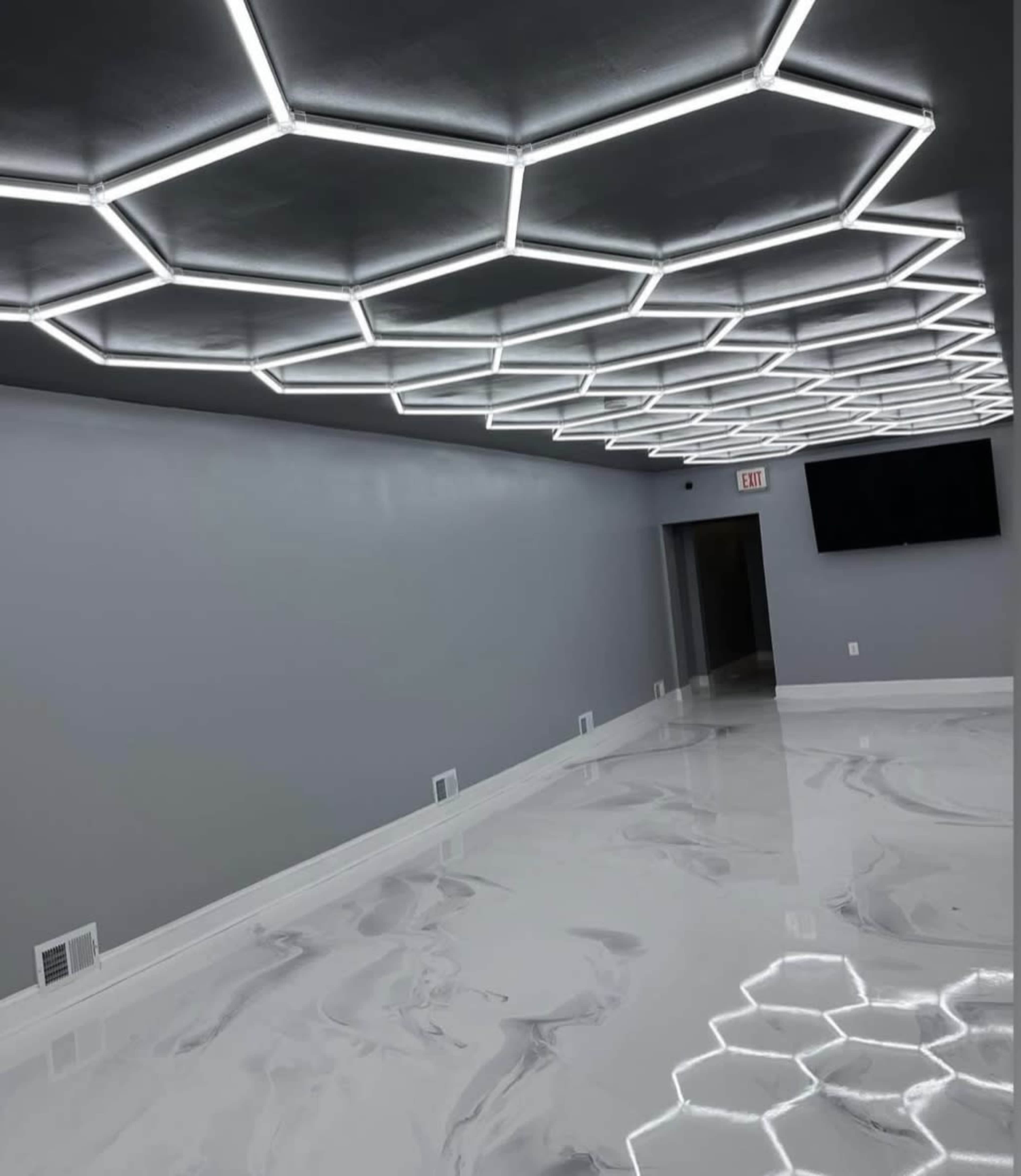 Beautiful two level epoxy flooring venue Image in Upper North Philadelphia, Philadelphia, PA